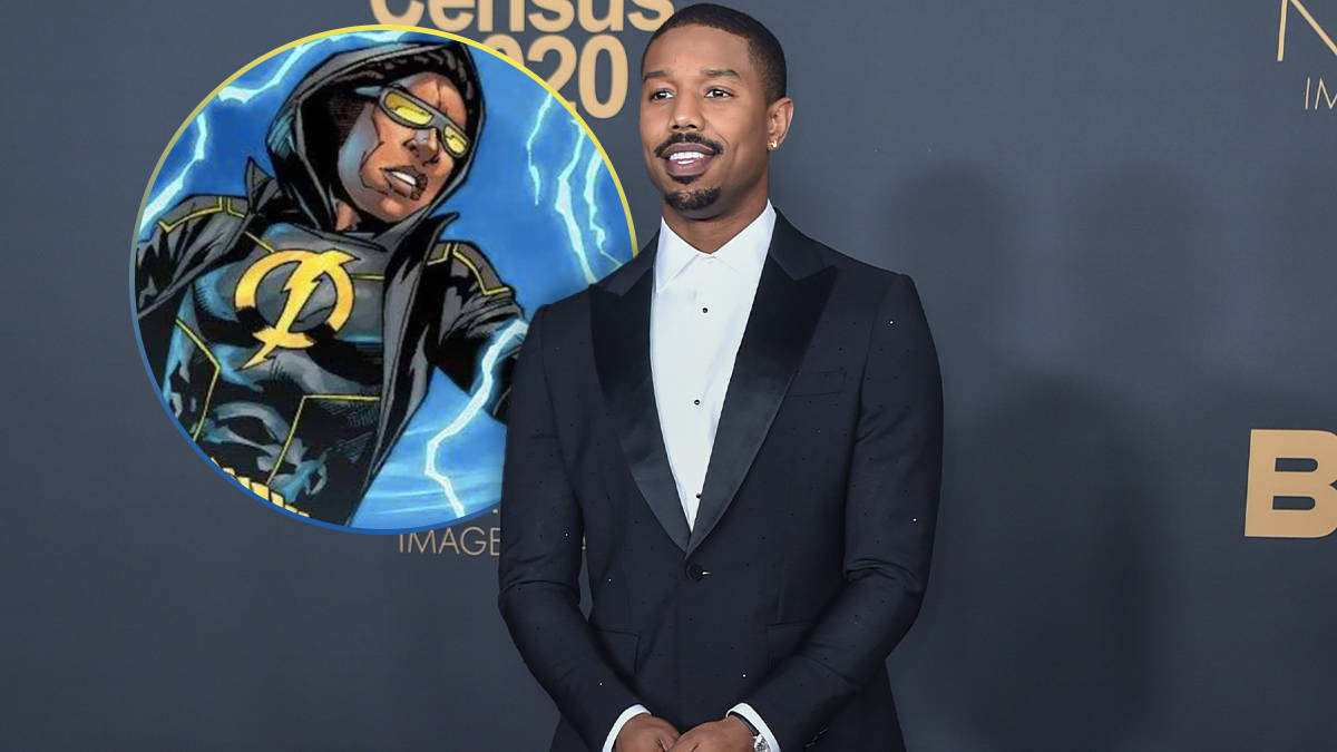 Michael B. Jordan In The Role Of Static Shock Background