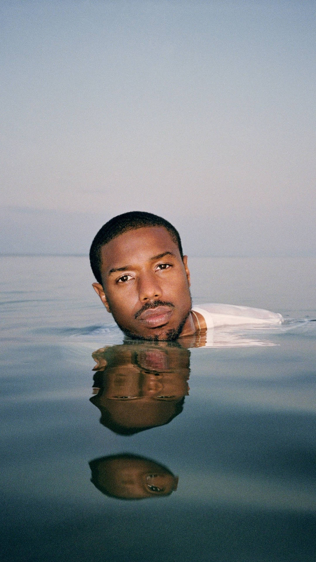Michael B. Jordan In Water Background