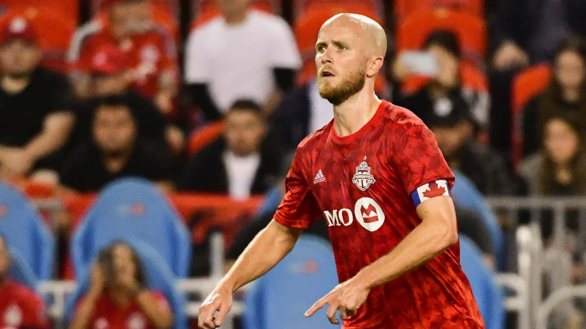 Michael Bradley Against Vancouver Whitecaps Background