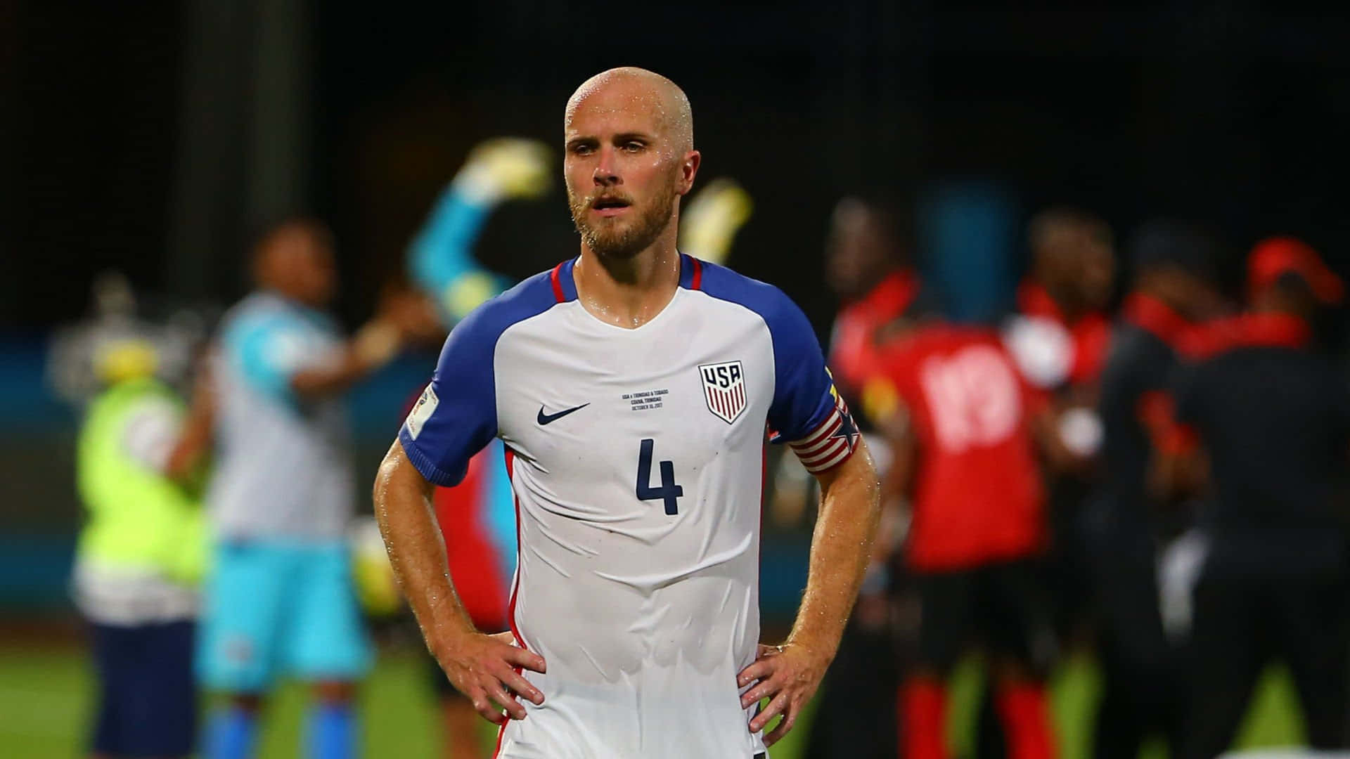 Michael Bradley At Fifa World Cup Qualifier Background