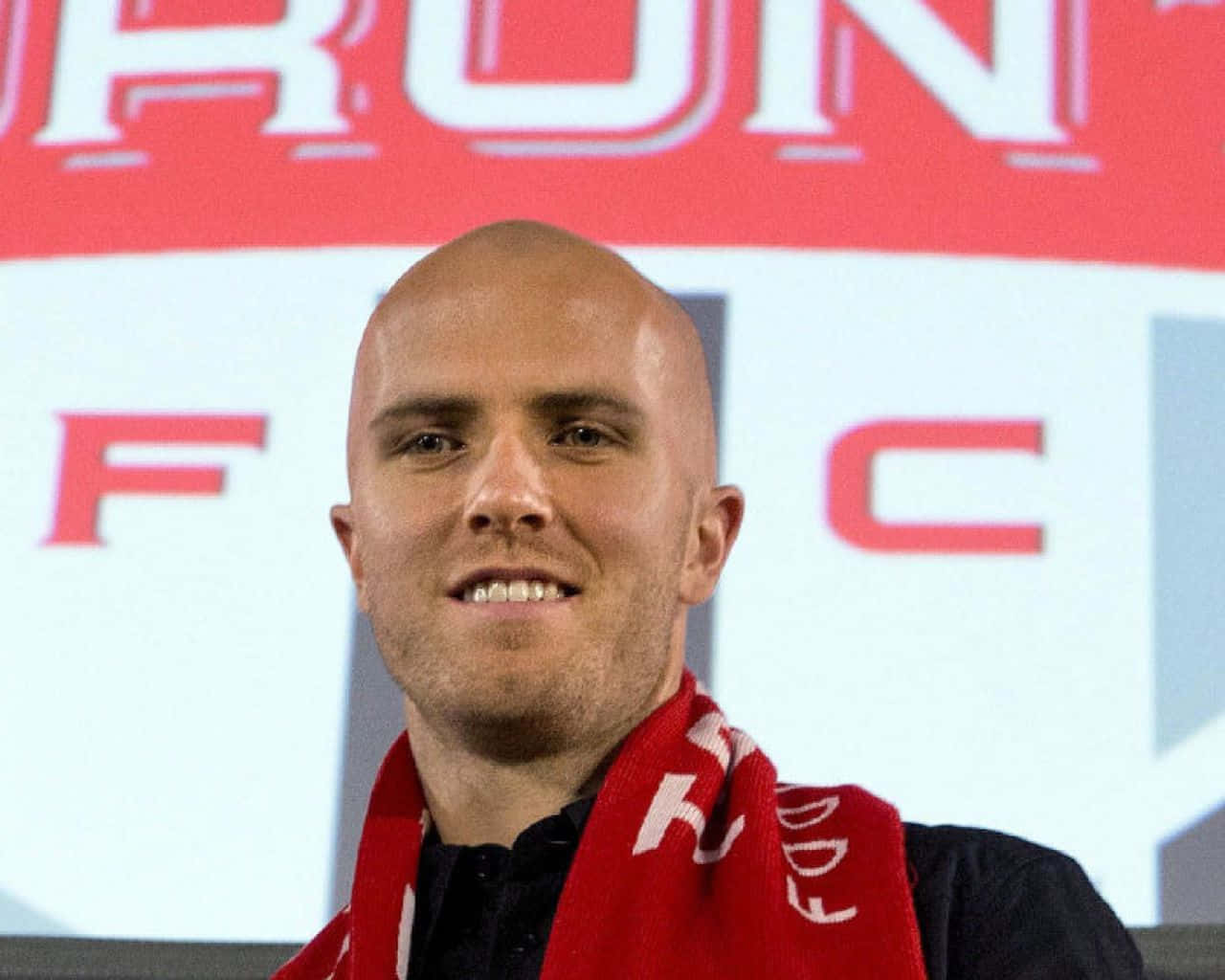 Michael Bradley During News Conference Background