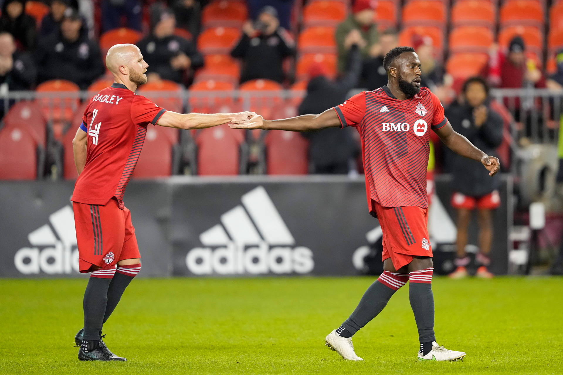 Michael Bradley Jozy Altidore Hand Shake Background