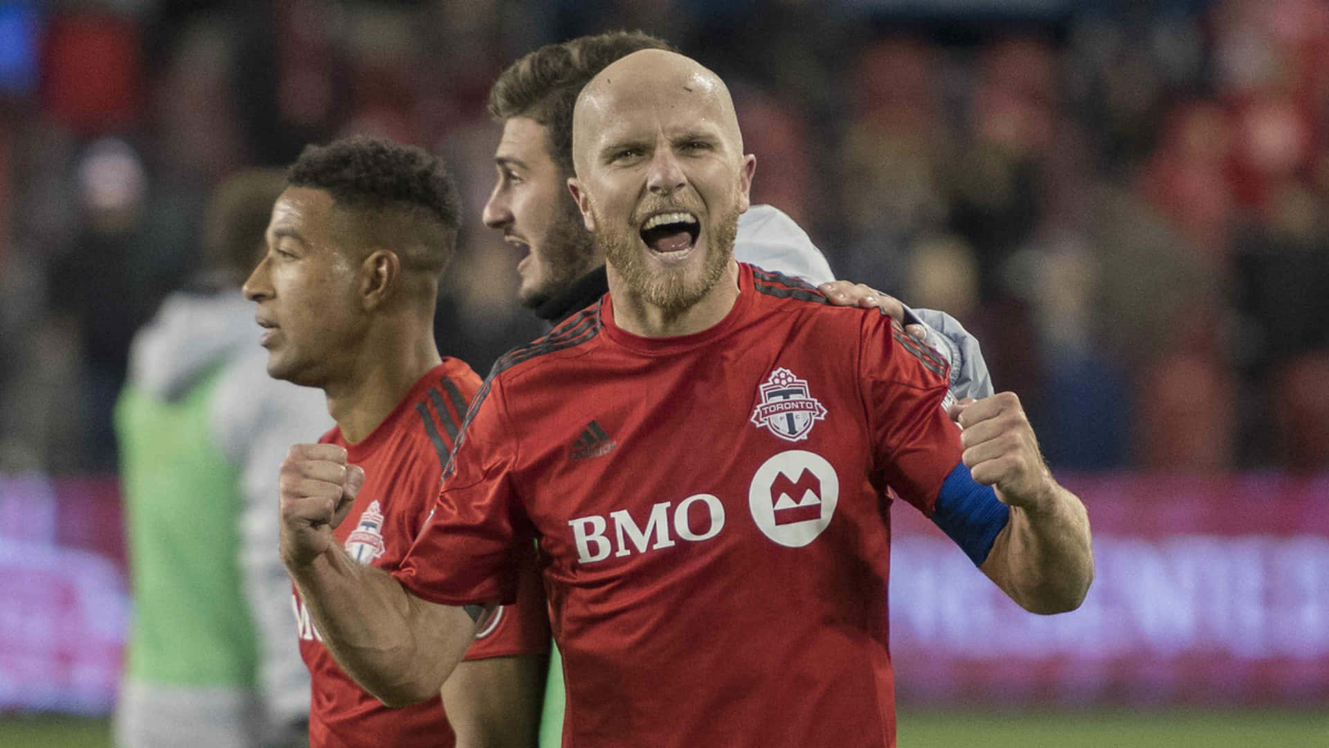 Michael Bradley Looks Happy Background