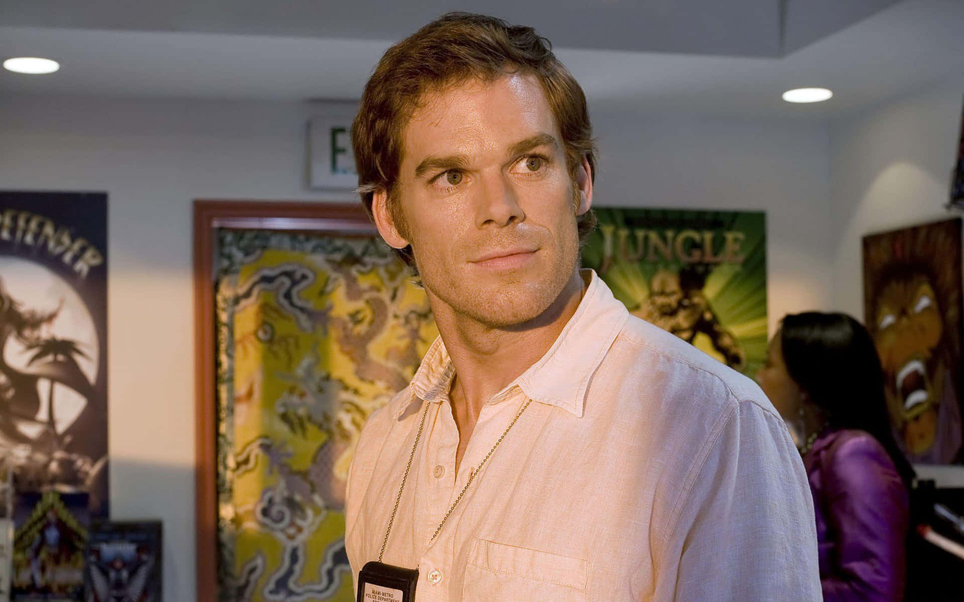 Michael C. Hall In His Iconic Role As Dexter Morgan Background
