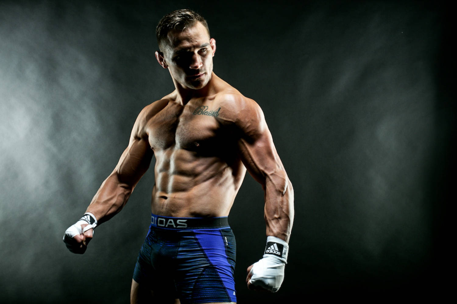 Michael Chandler White Gloves Background