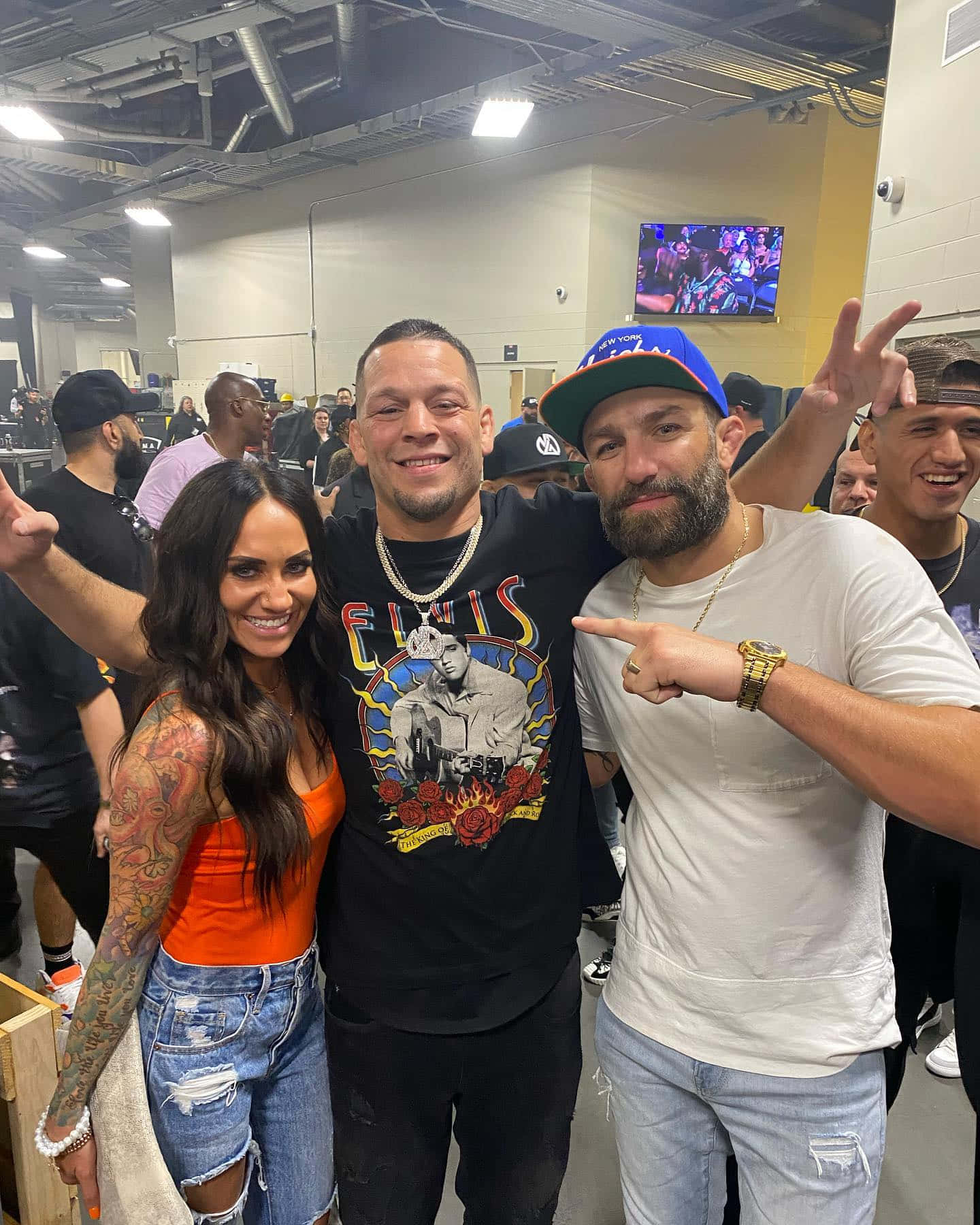 Michael Chiesa, Nate Diaz, Kelsi Jo Background