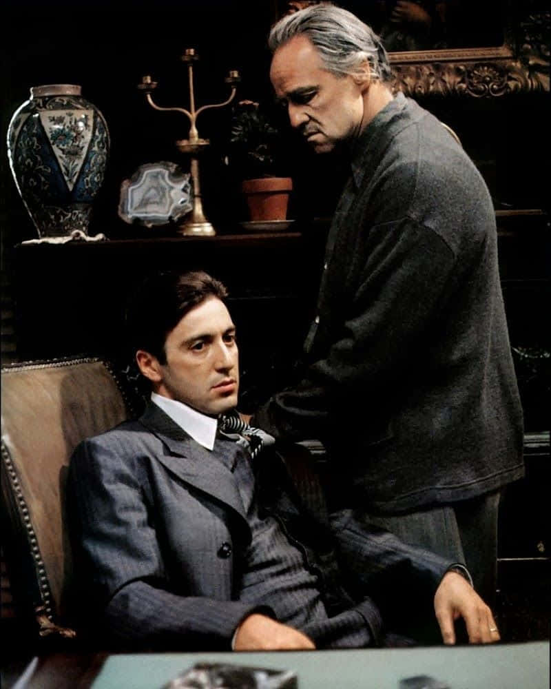Michael Corleone And Vito Corleone Background