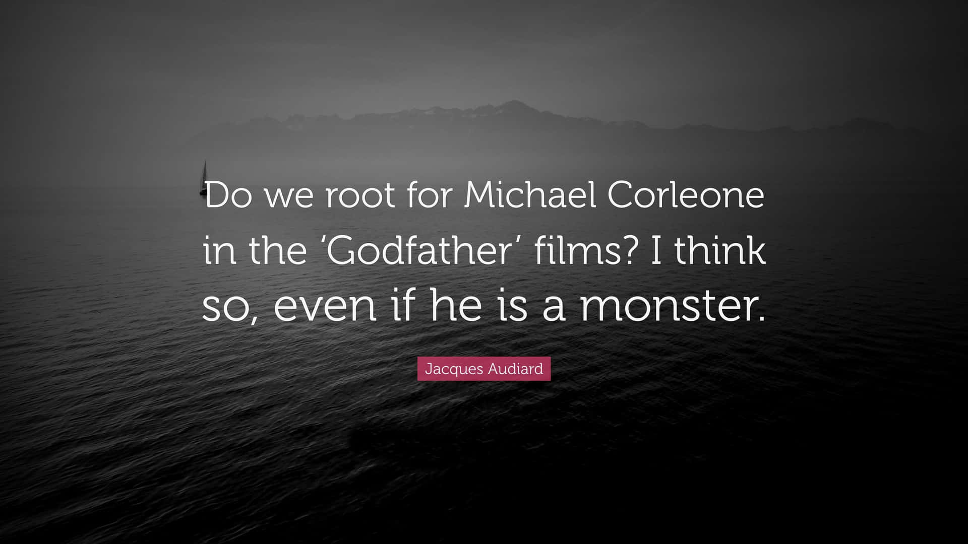 Michael Corleone, Godfather Of The Italian Mob Background