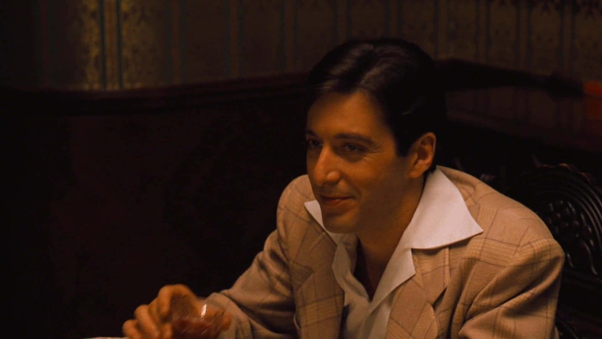 Michael Corleone Smiling Background