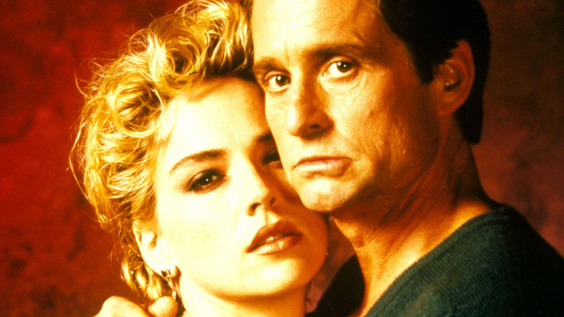 Michael Douglas And Sharon Stone Background