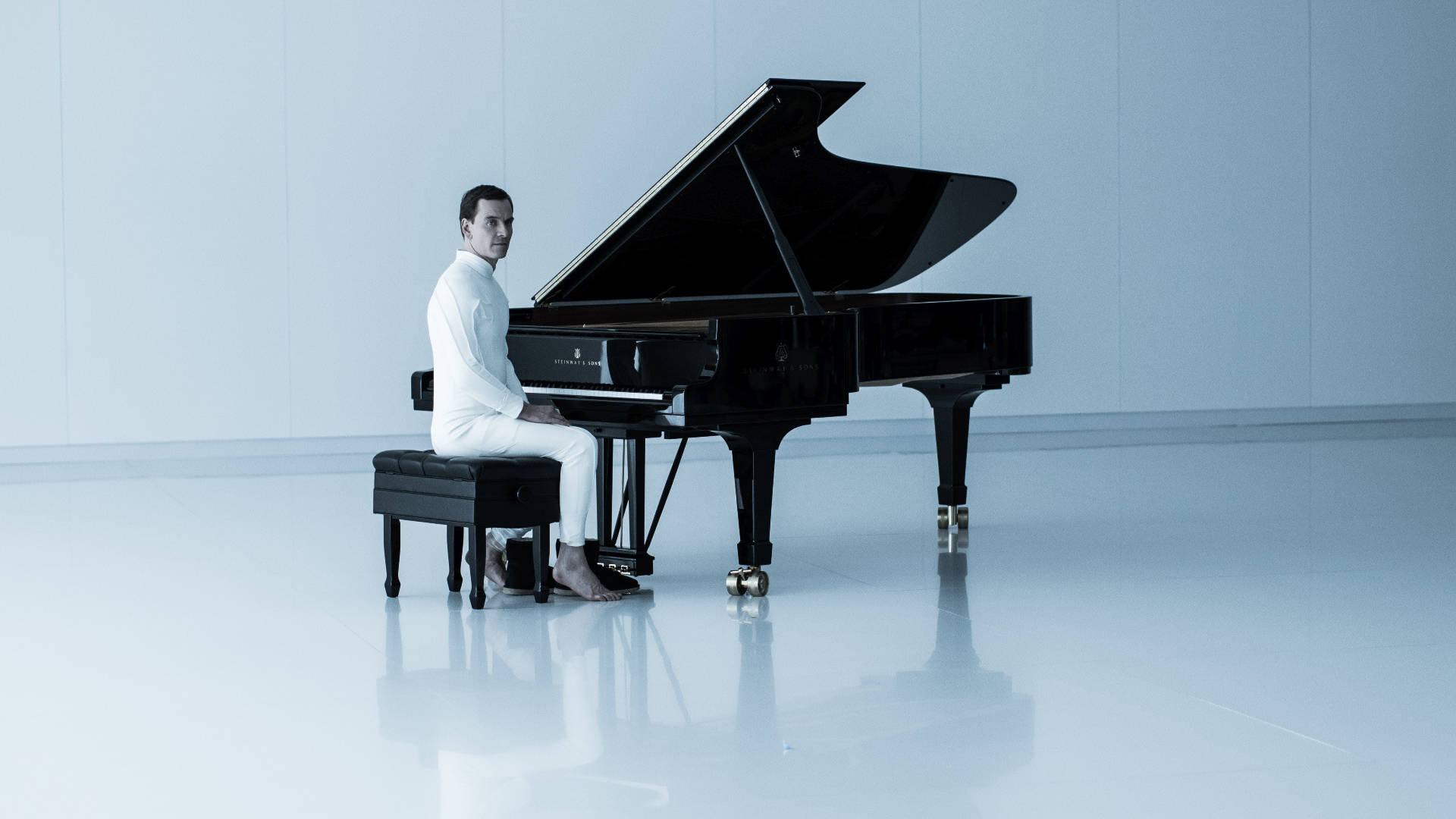 Michael Fassbender Playing Piano