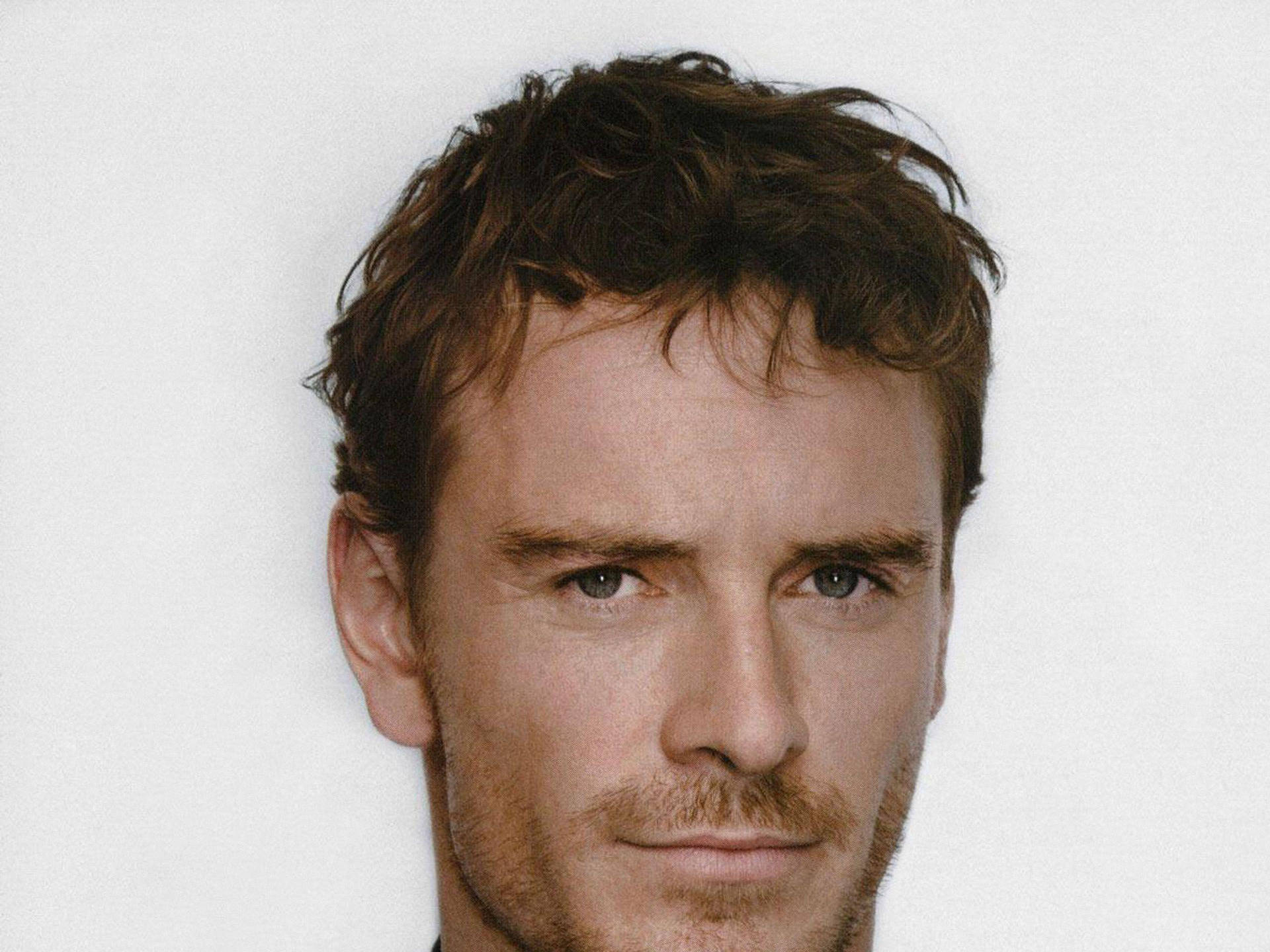 Michael Fassbender With Messy Hair Background