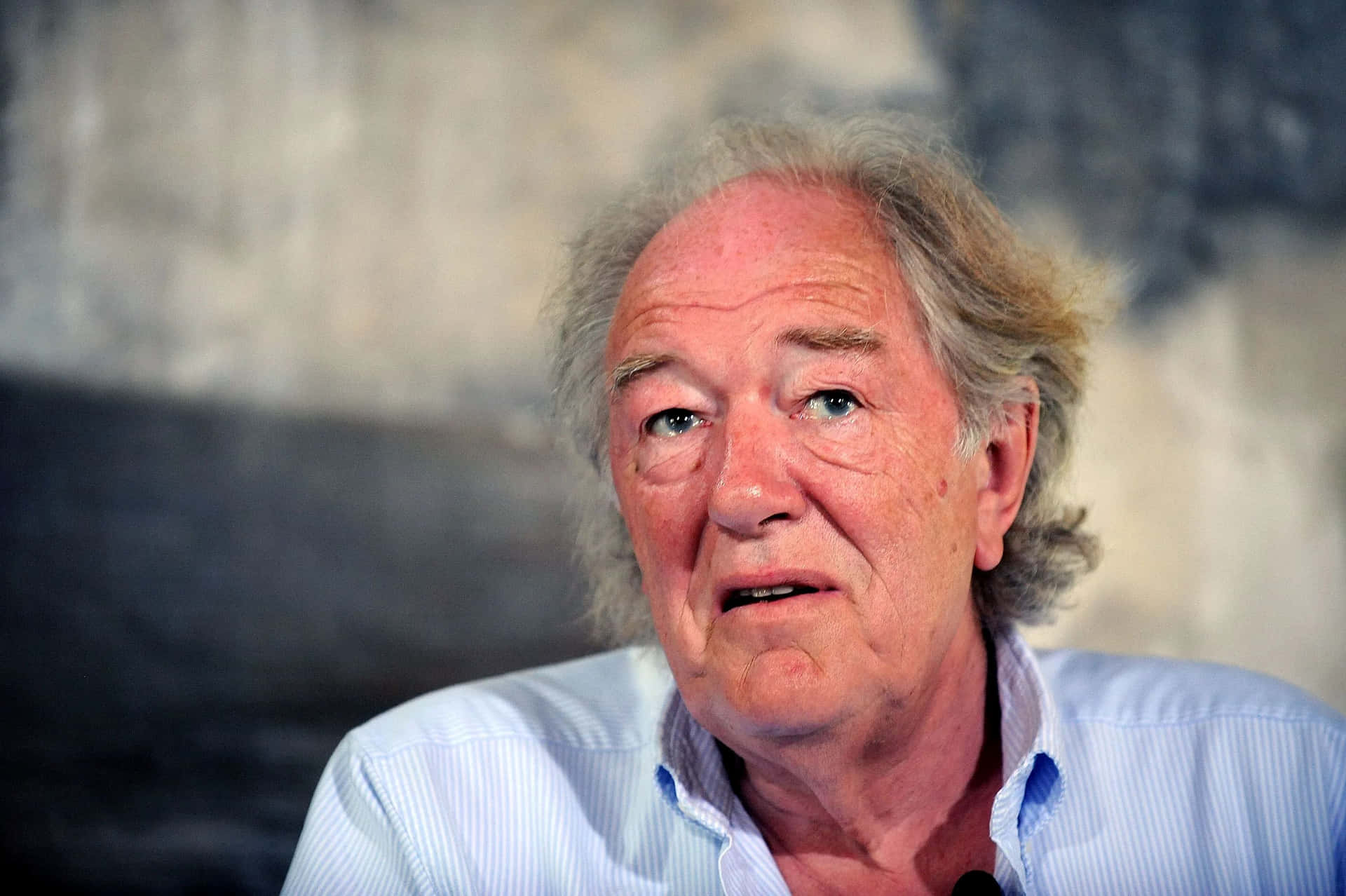 Michael Gambon Speaking Event Background