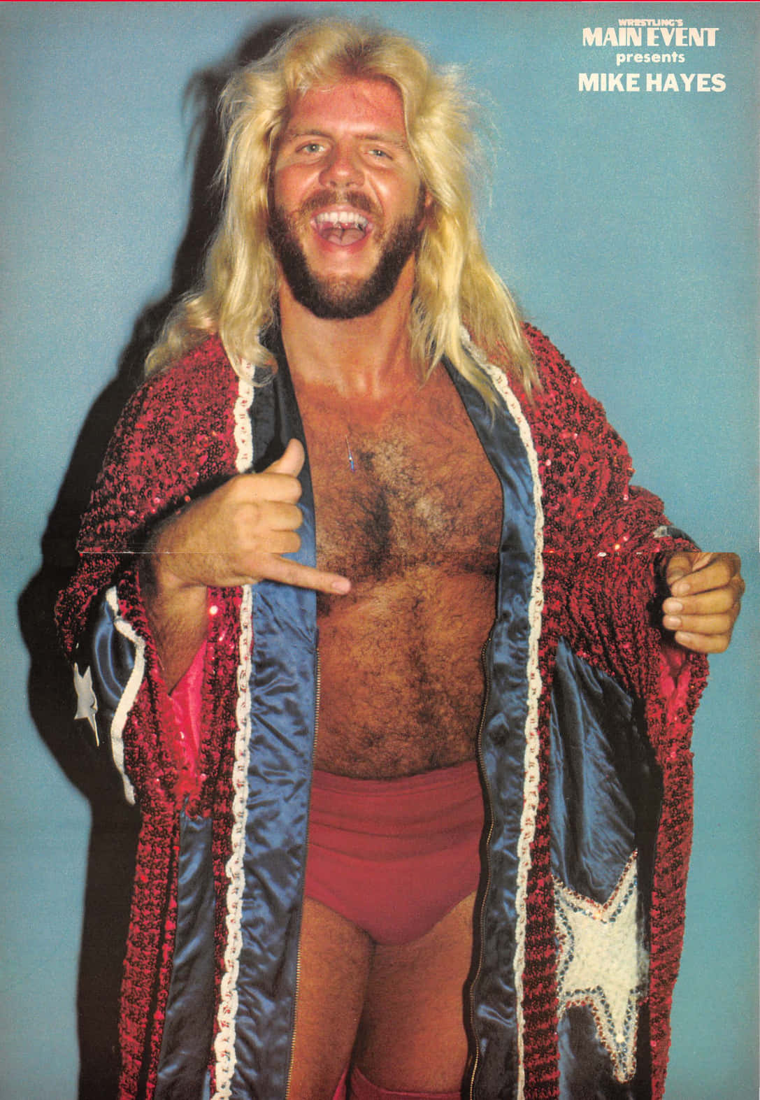 Michael Hayes Retro Wrestling Promo Background