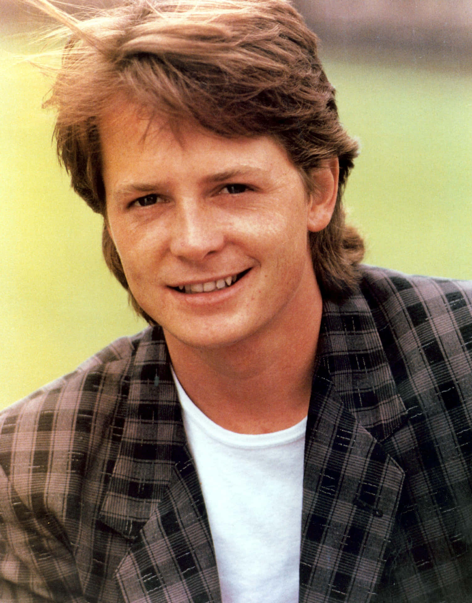 Michael J Fox In His Iconic 1986 Movie, Back To The Future