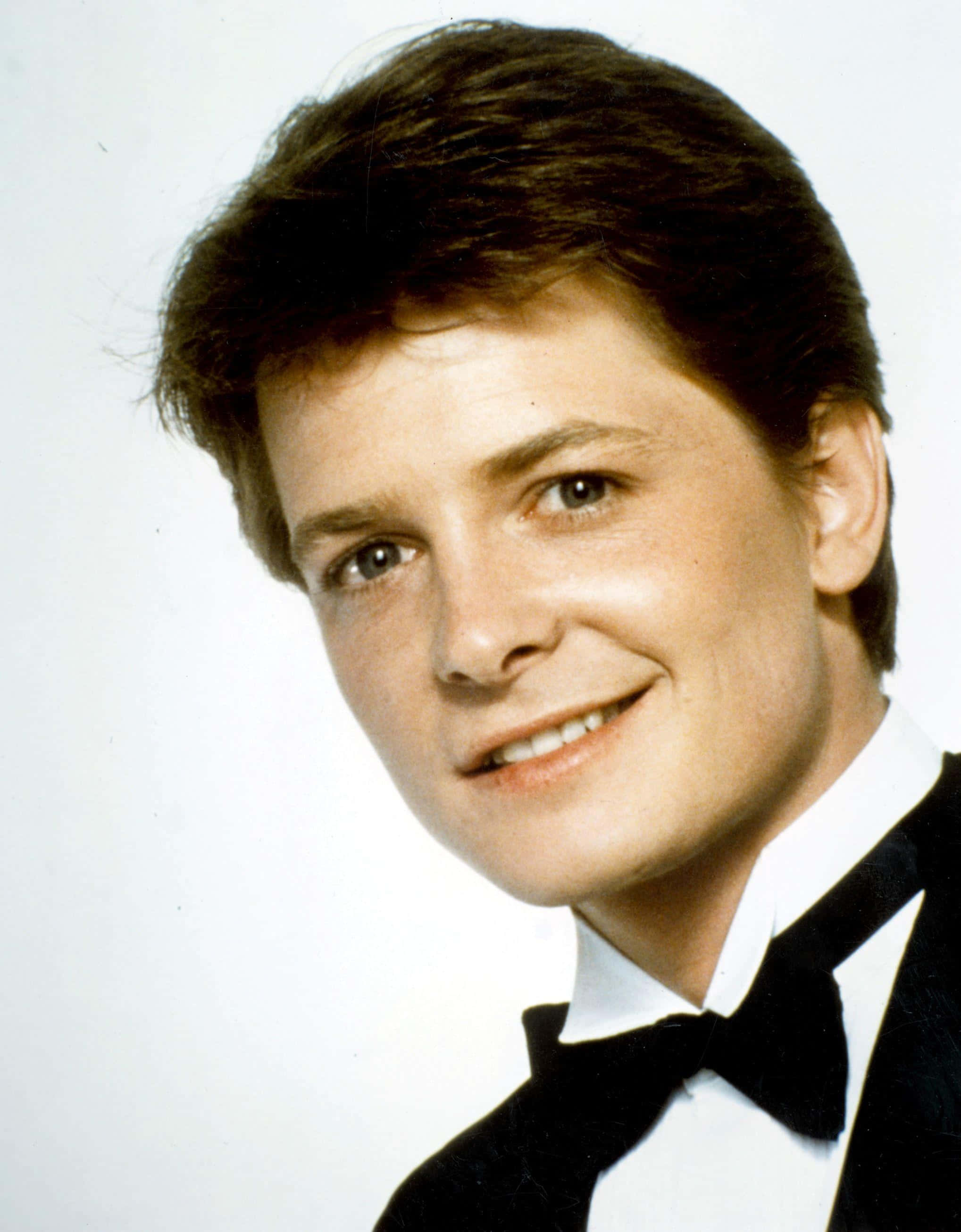 Michael J Fox Smiling Background