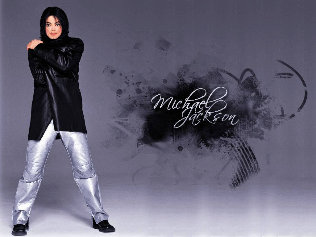 Michael Jackson Grey Fan Art Background