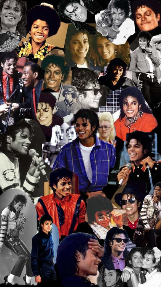 Michael Jackson In His Iconic Thriller Performance Background