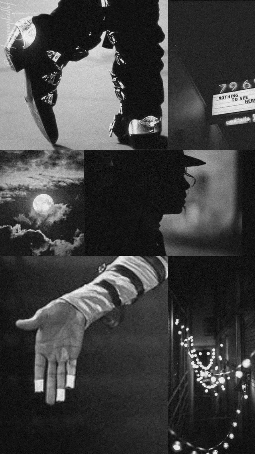 Michael Jackson On An Iphone Background