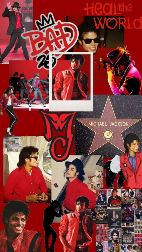 Michael Jackson Performing The Iconic Dance From Thriller Background