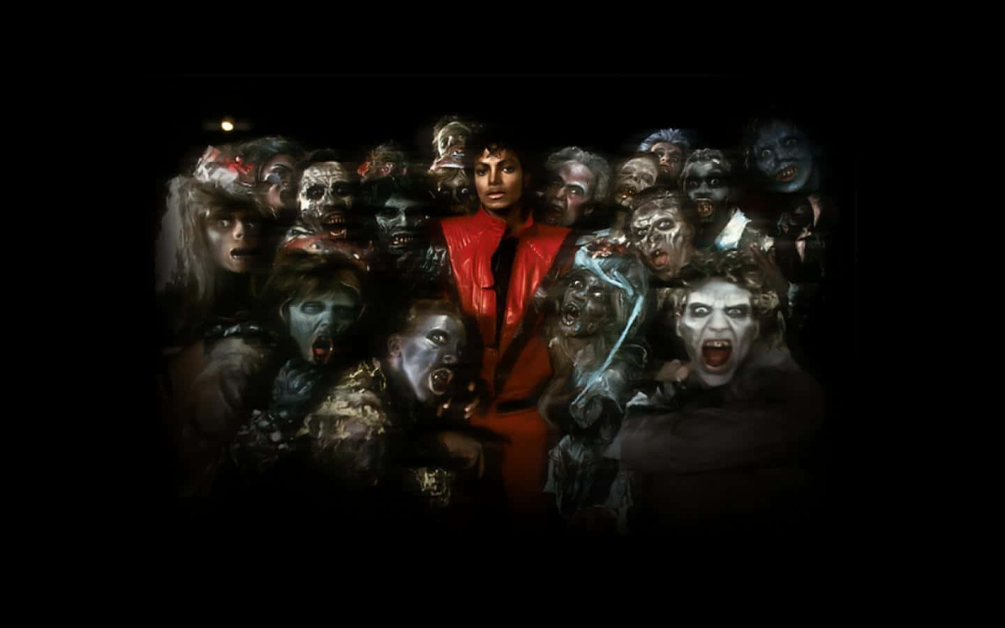 Michael Jackson's Iconic Move On Thriller Background