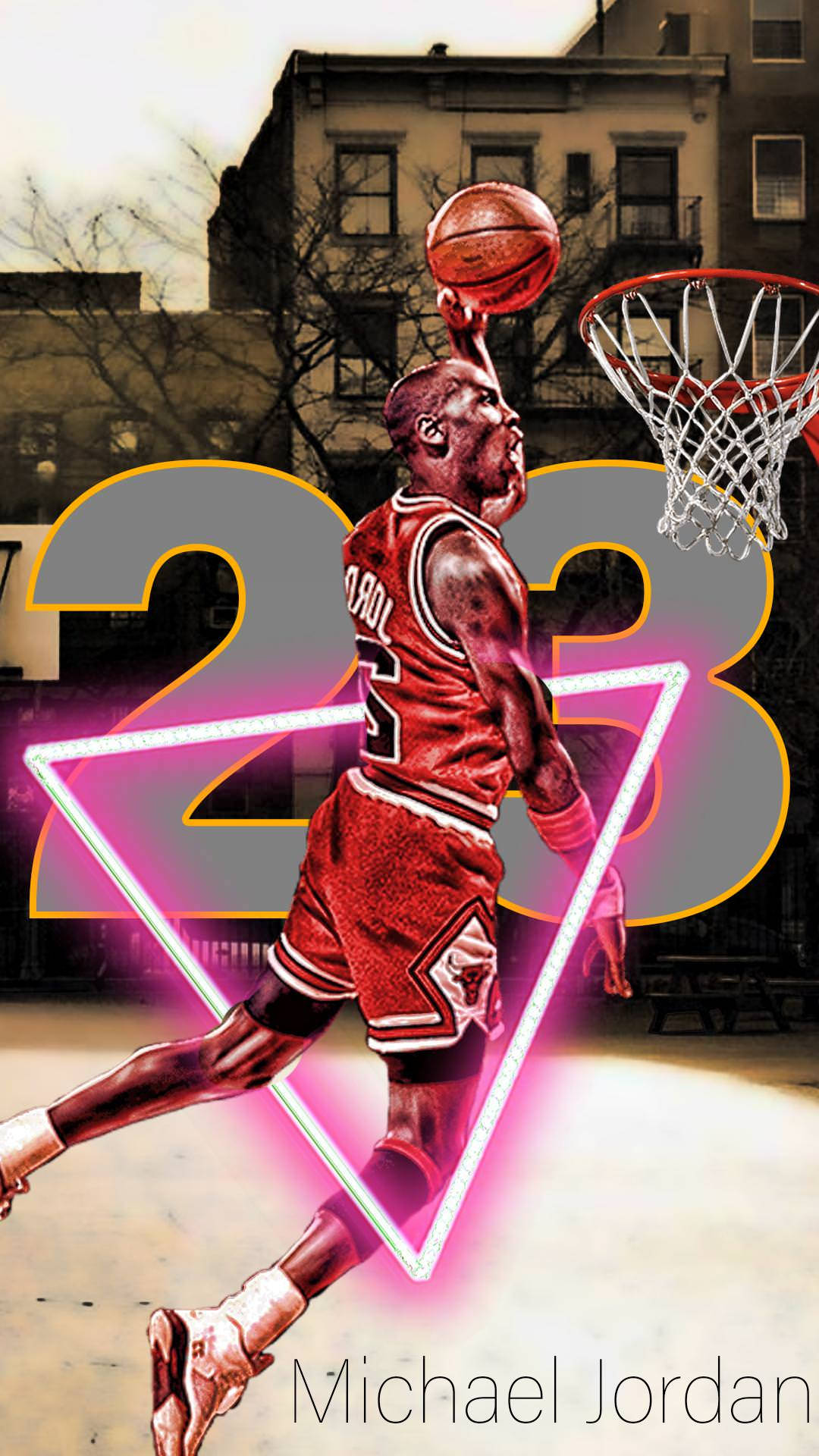 Michael Jordan 23 Cool Basketball Iphone Background