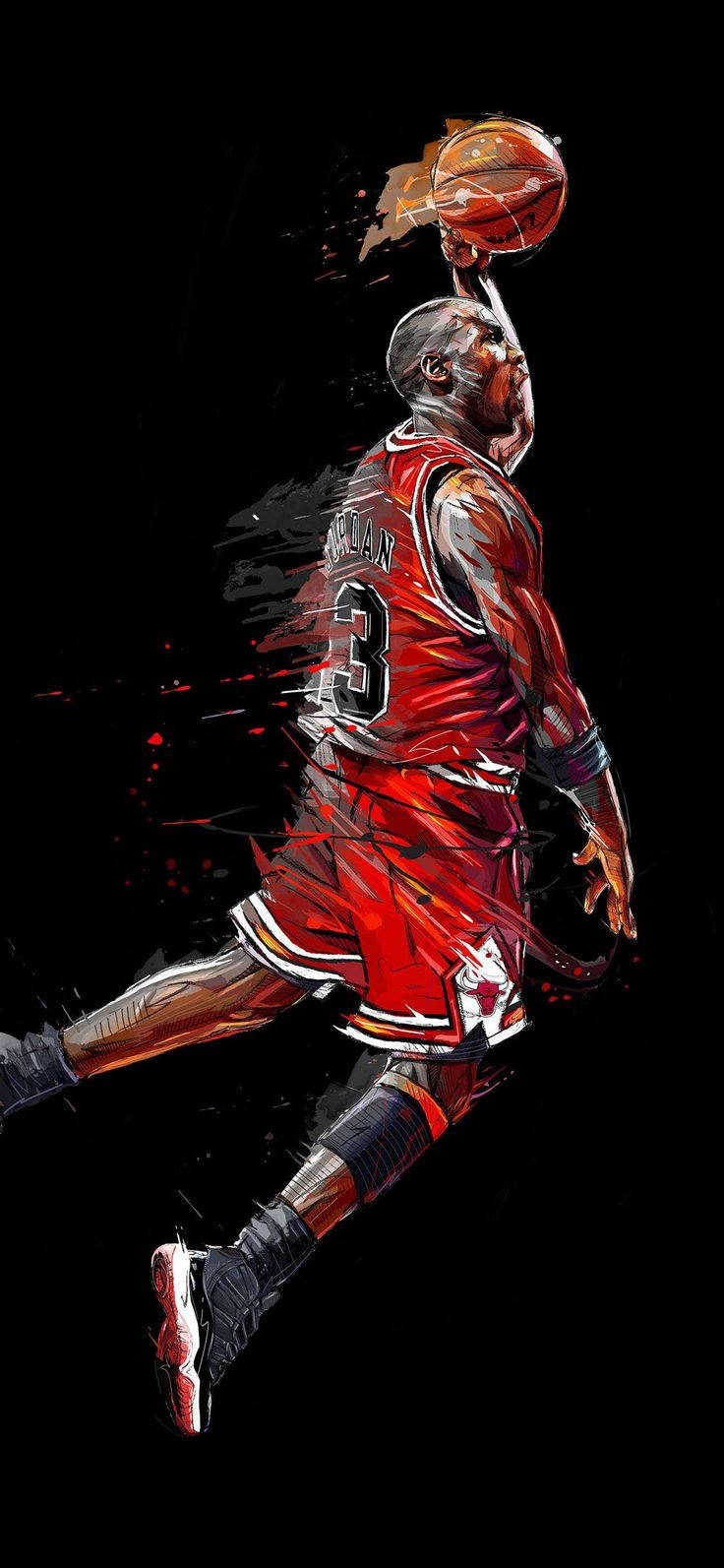 Michael Jordan Artwork Cool Basketball Iphone Background