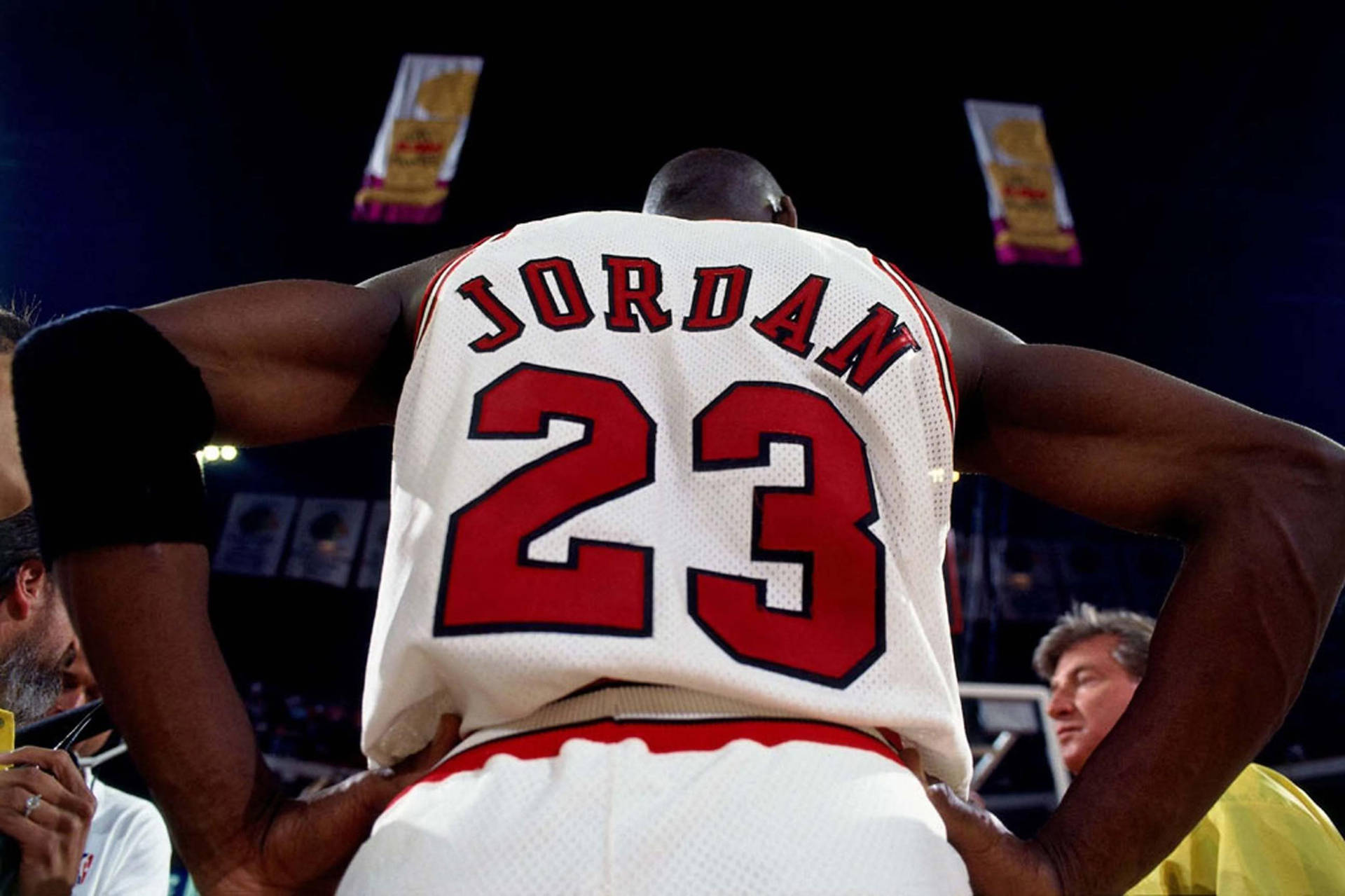 Michael Jordan Back View Background