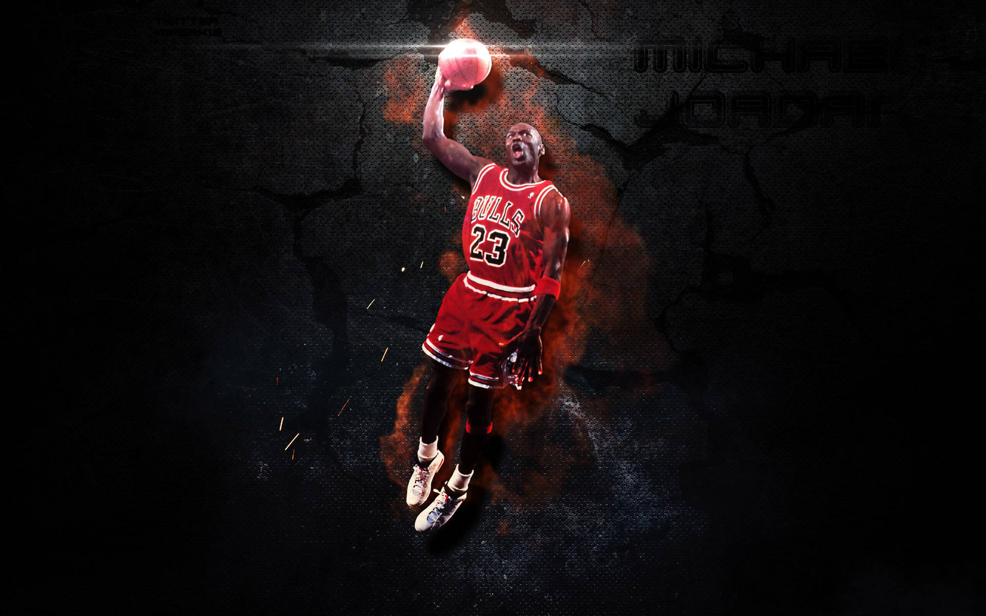 Michael Jordan Black Cover Background