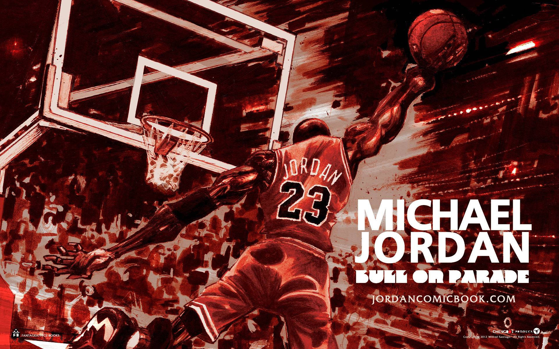 Michael Jordan Bull On Parade Background