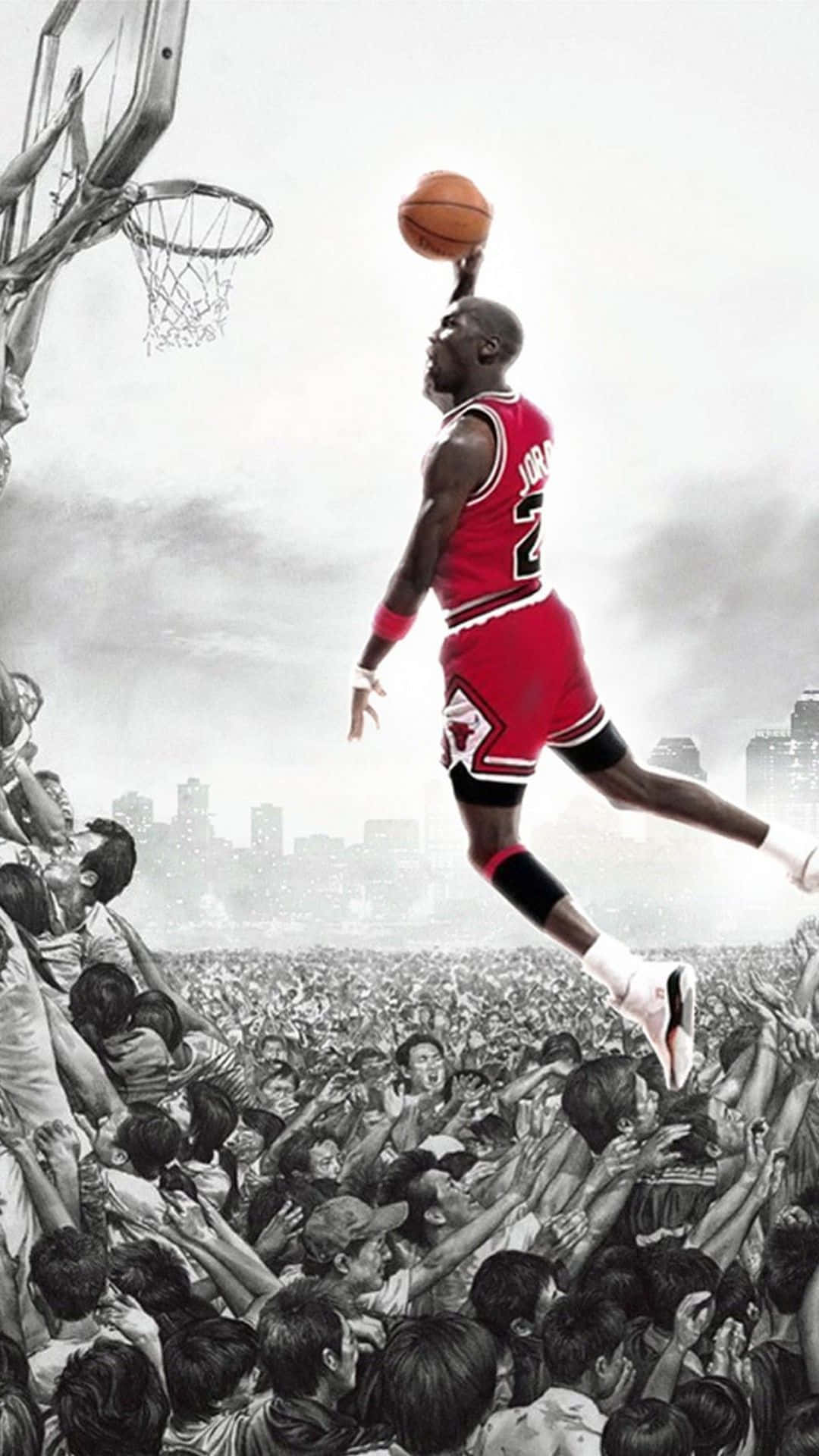 Michael Jordan Iphone Color Edit Background