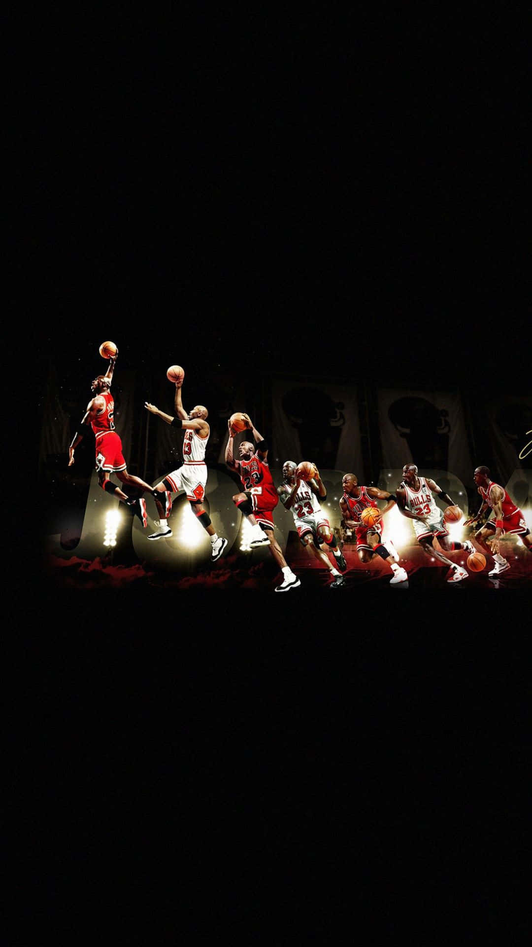 Michael Jordan Jumping Iphone Wallpaper Background