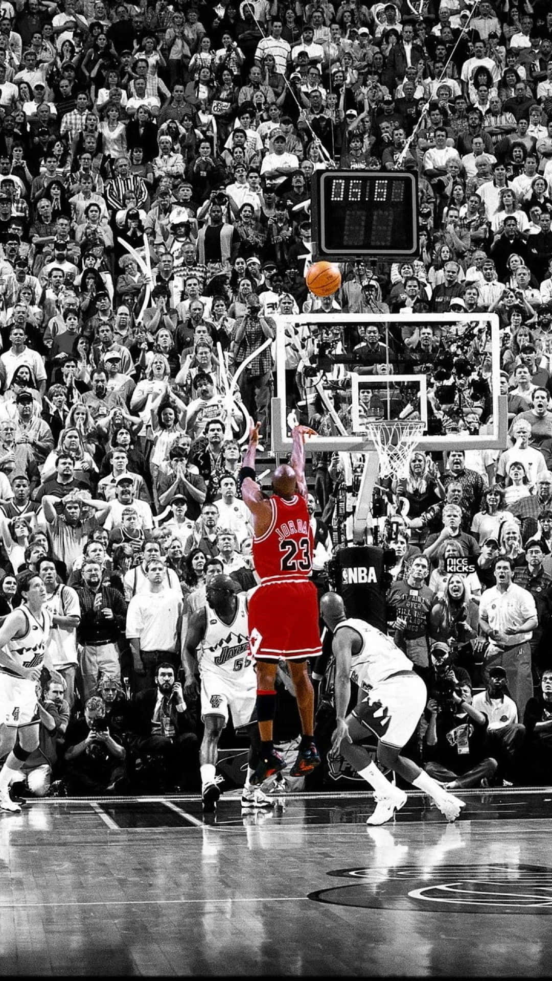 Michael Jordan, Legendary Basketball Player And Chicago Bulls Star Background