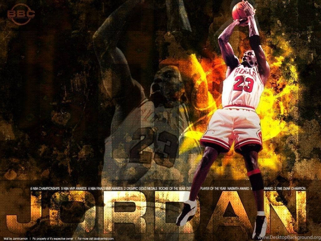 Michael Jordan Name Title Background Background