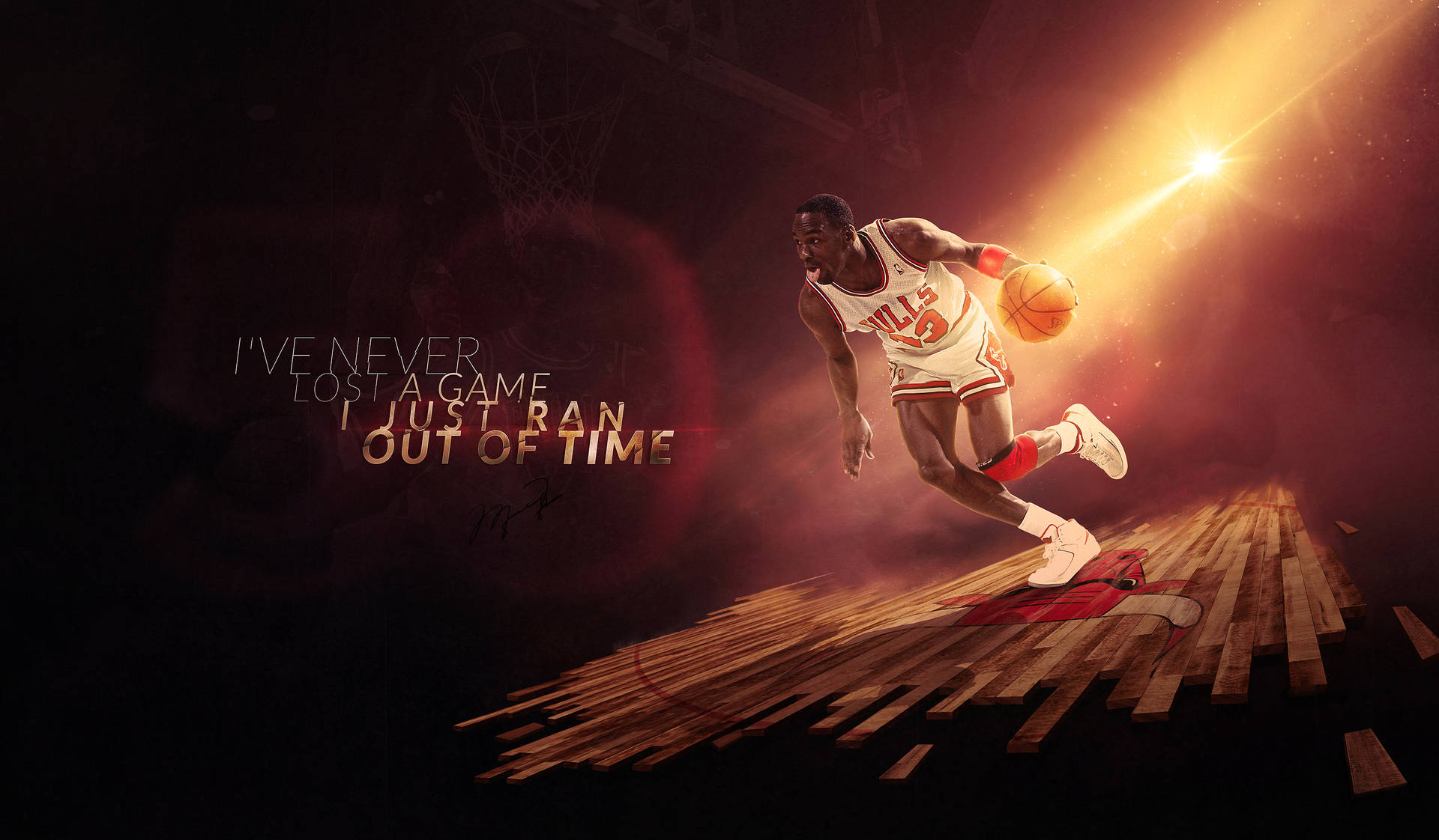 Michael Jordan Never Lose Background