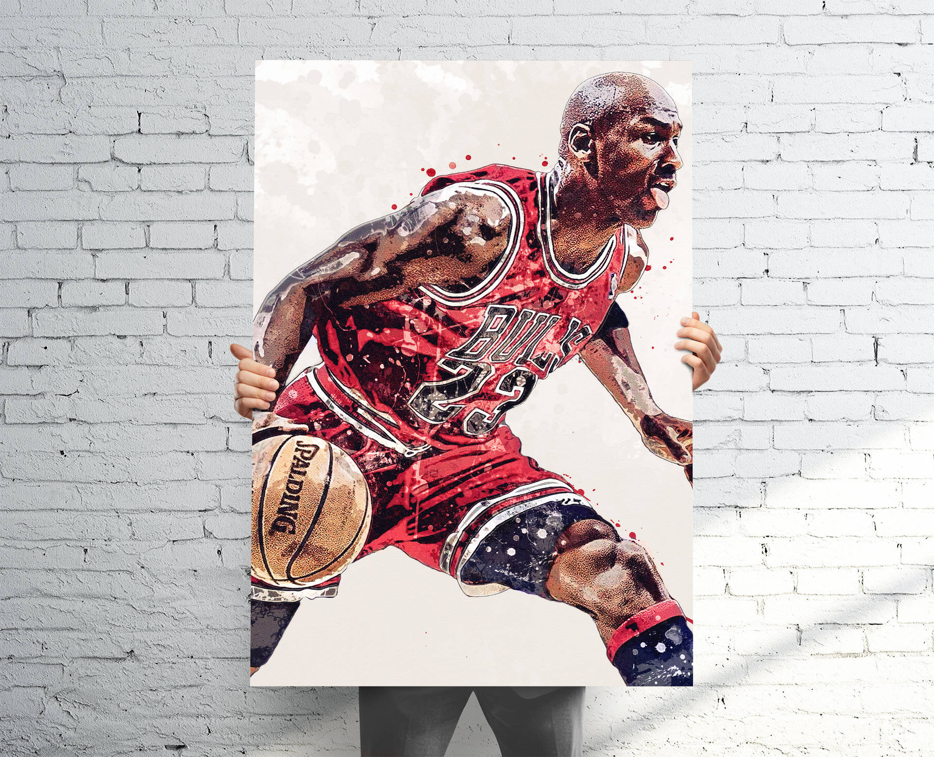 Michael Jordan Portrait Background