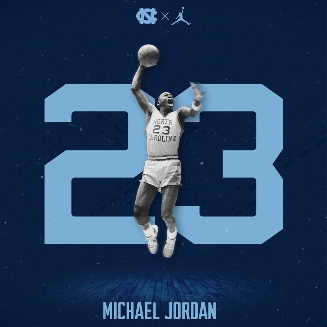 Michael Jordan's 23rd Birthday Poster Background