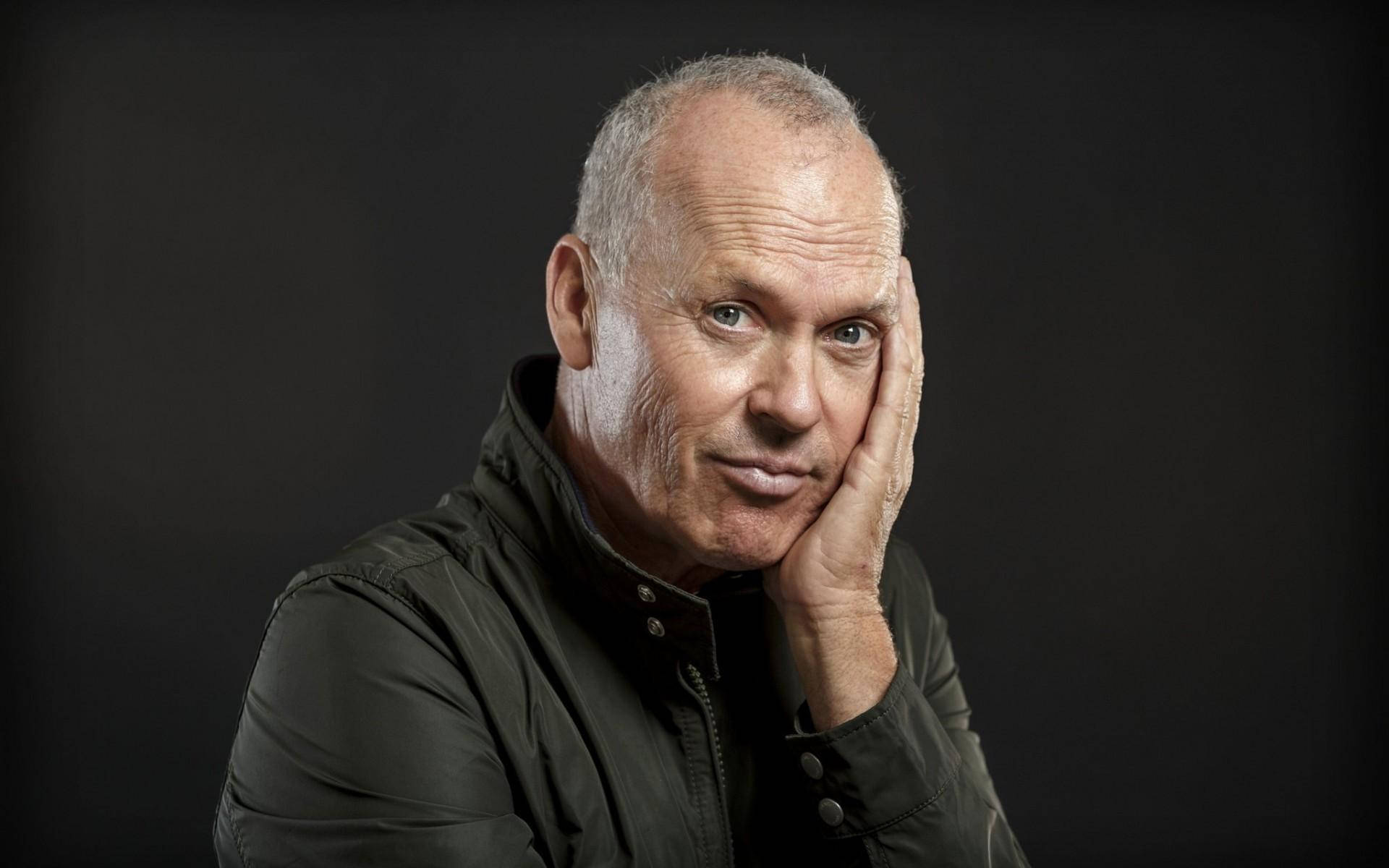 Michael Keaton Hand On His Face Background