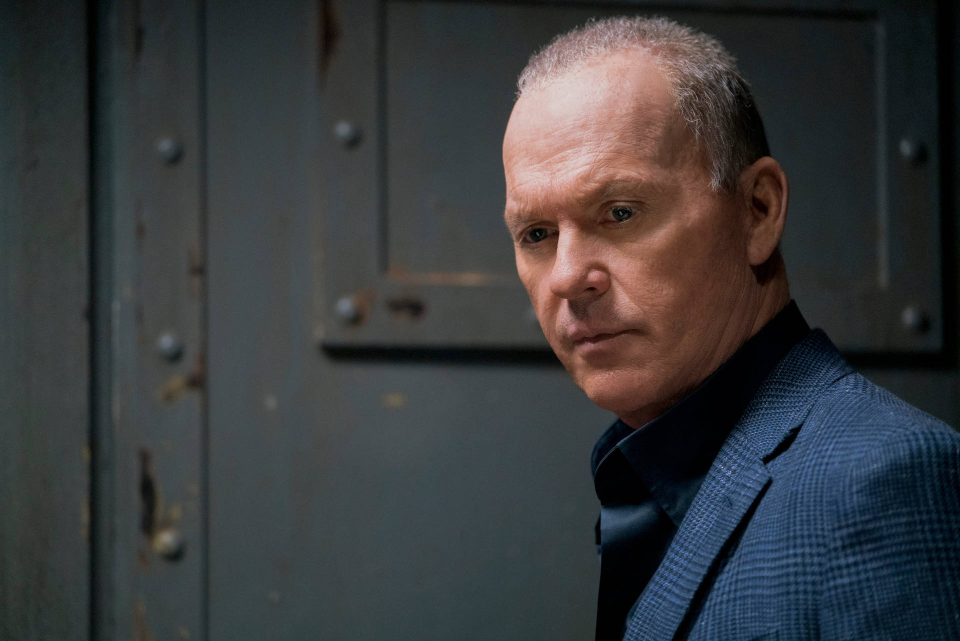 Michael Keaton Serious Face Background