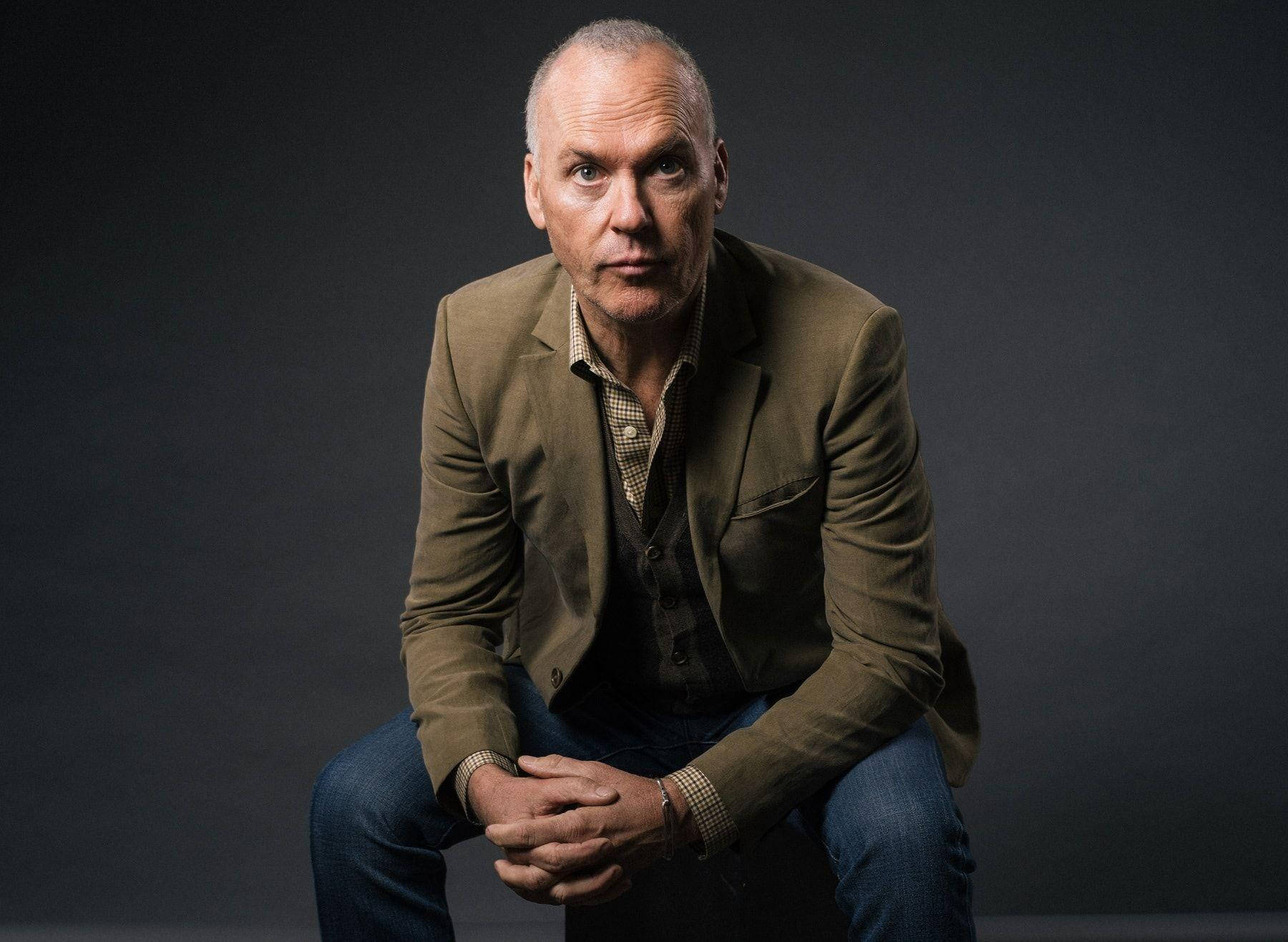 Michael Keaton Striking Pose