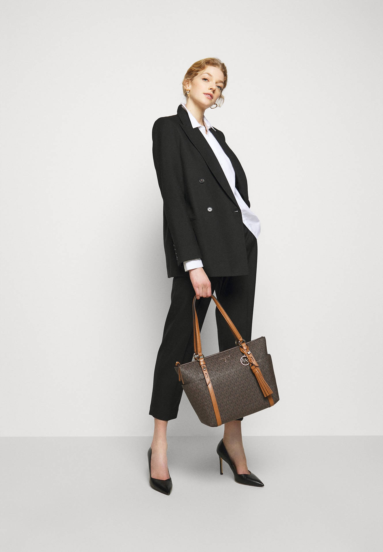 Michael Kors Bag With Female Model Background