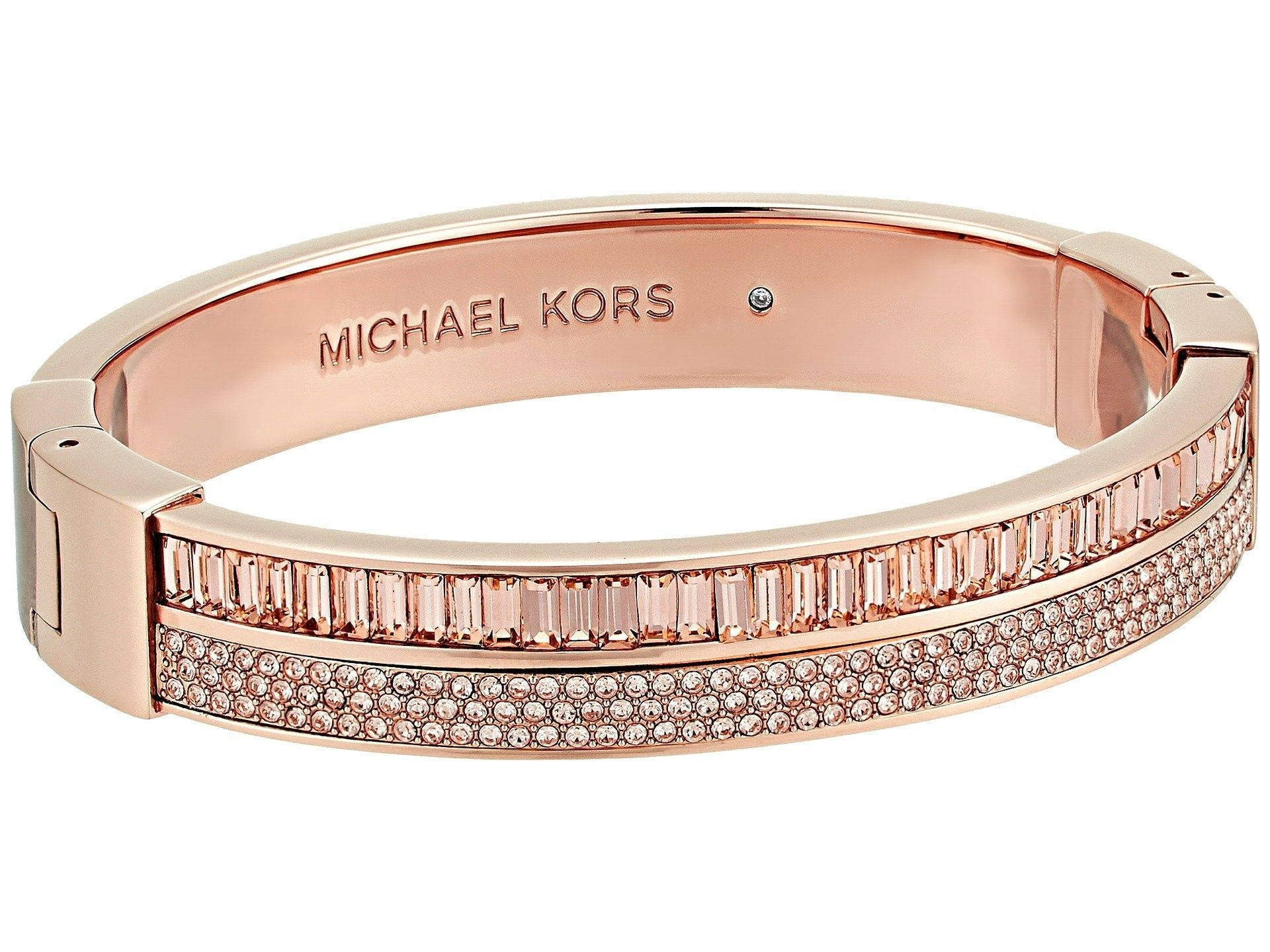 Michael Kors Diamond Studded Bracelet Background