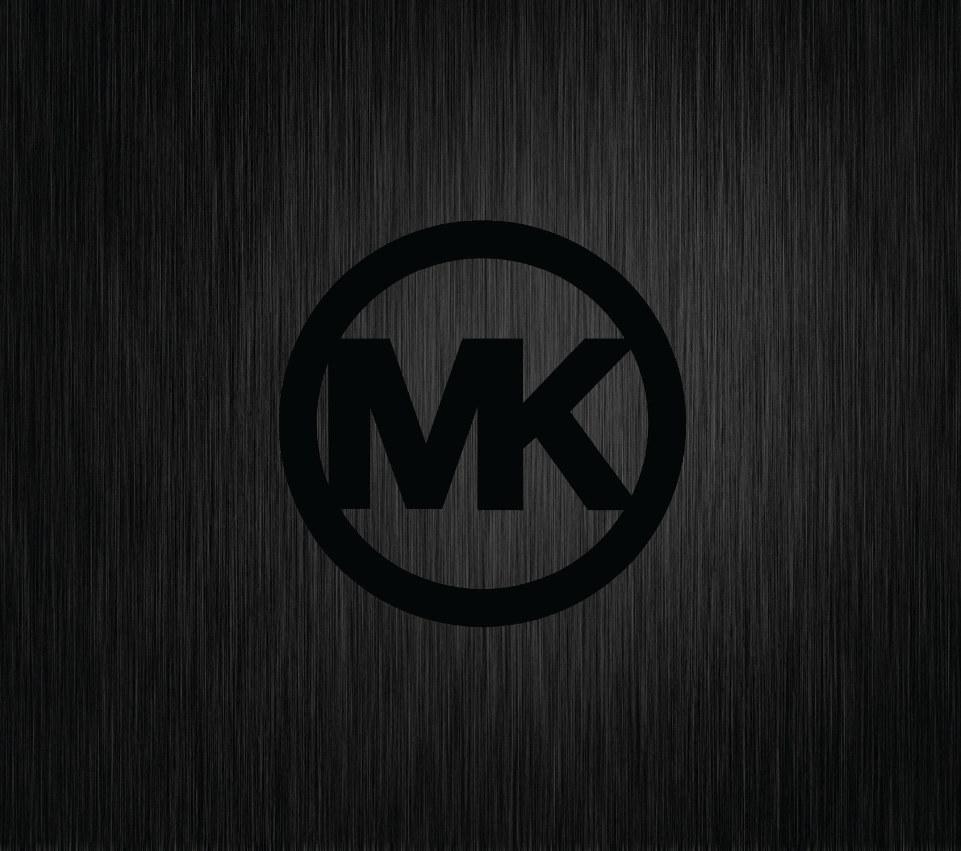 Michael Kors Monochrome Mk Initials Background