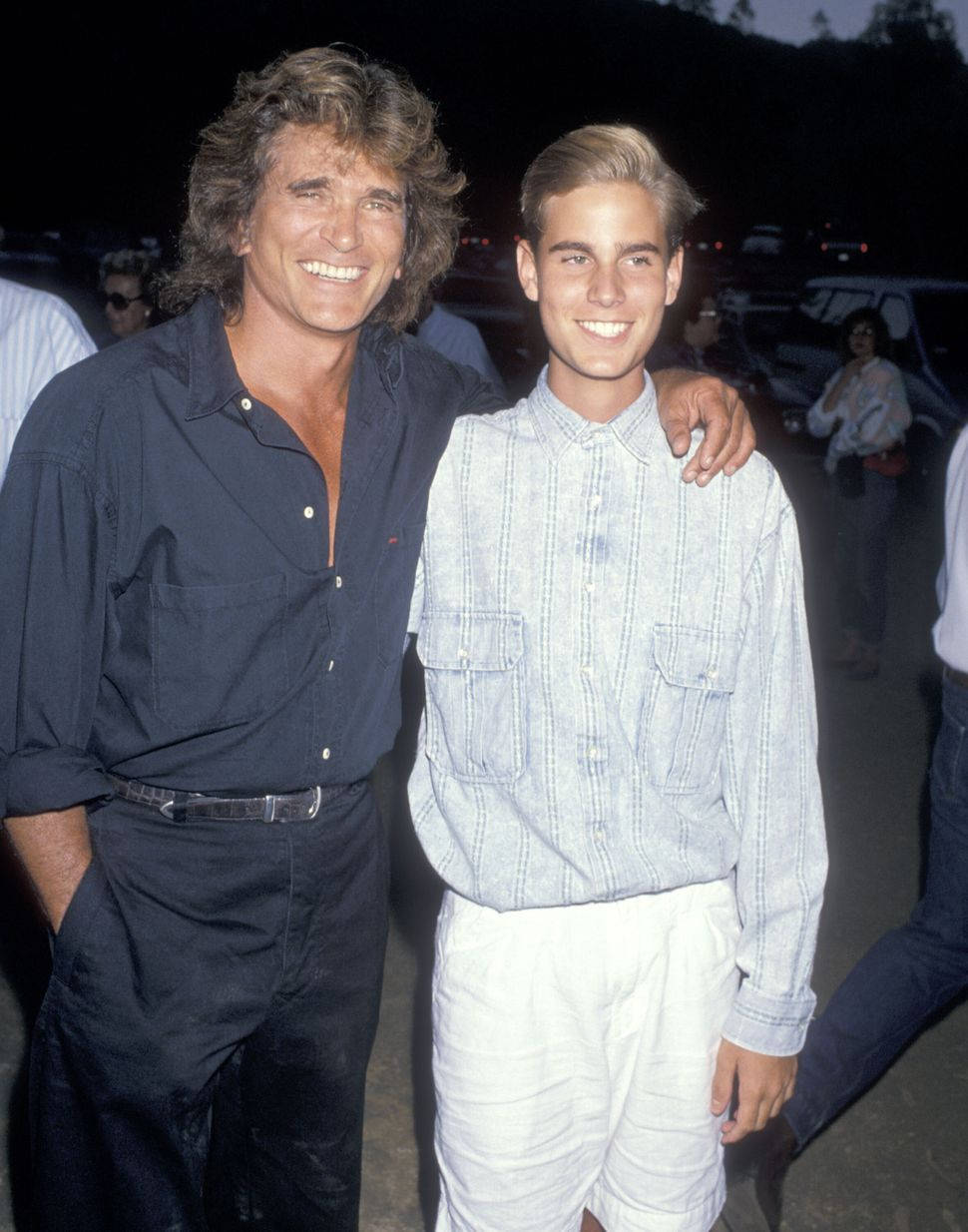 Michael Landon And Christopher Landon Background