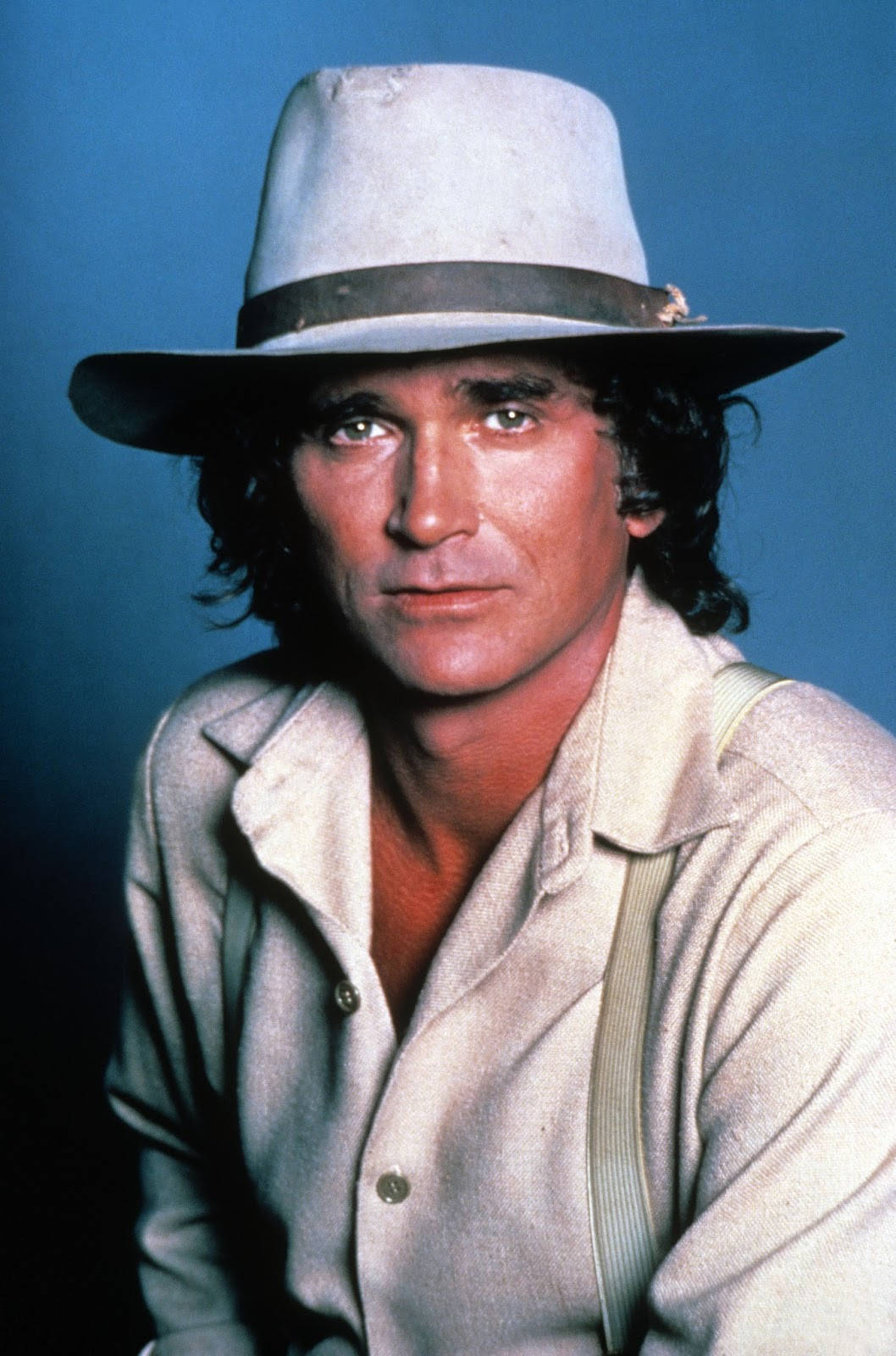 Michael Landon As Charles Ingalls In Classic Television Background