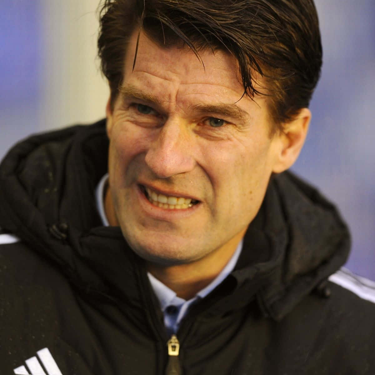 Michael Laudrup During Match Against Birmingham City Background