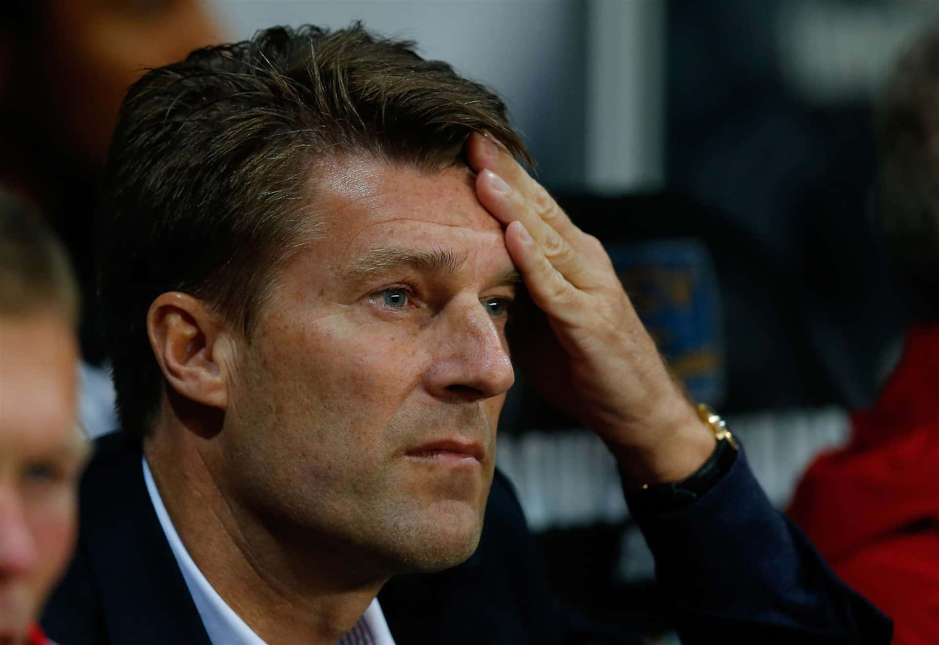 Michael Laudrup During Swansea City Game Background