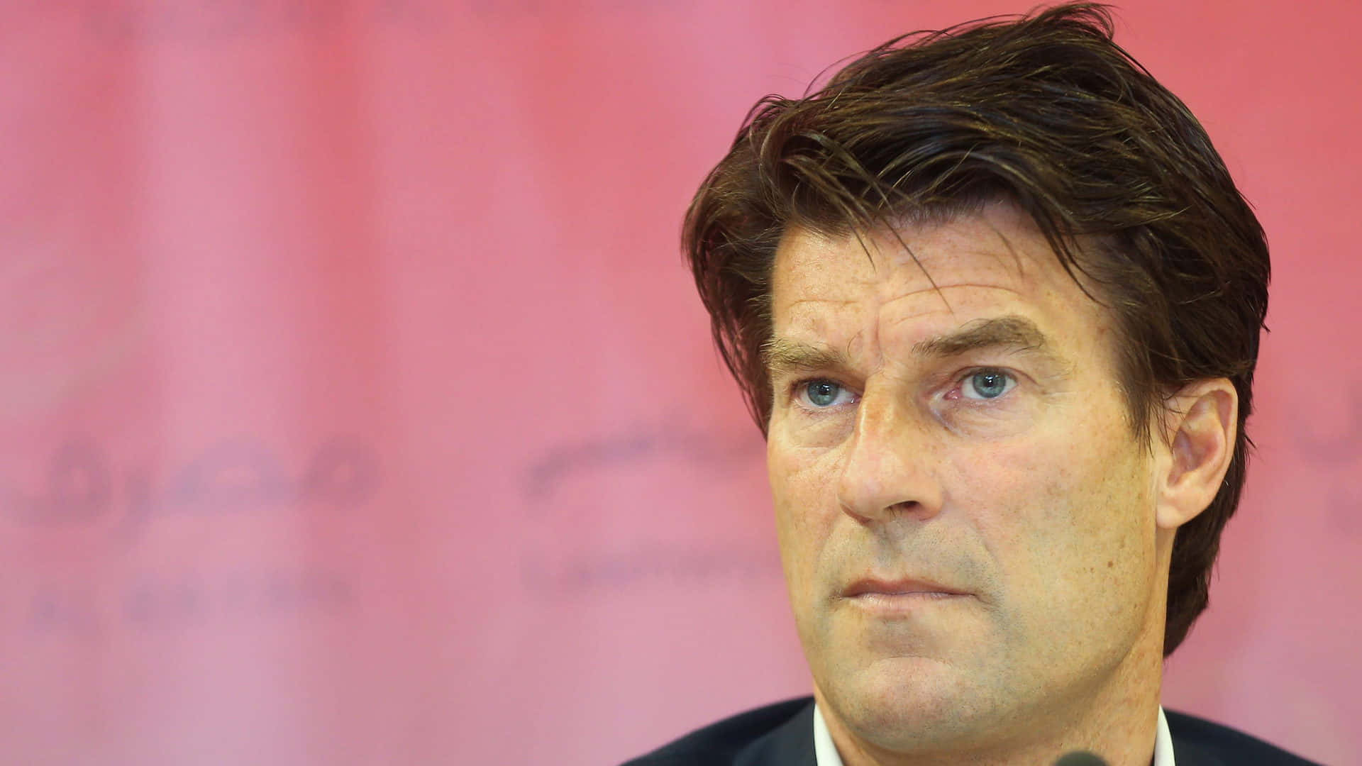 Michael Laudrup Looks On At Press Conference