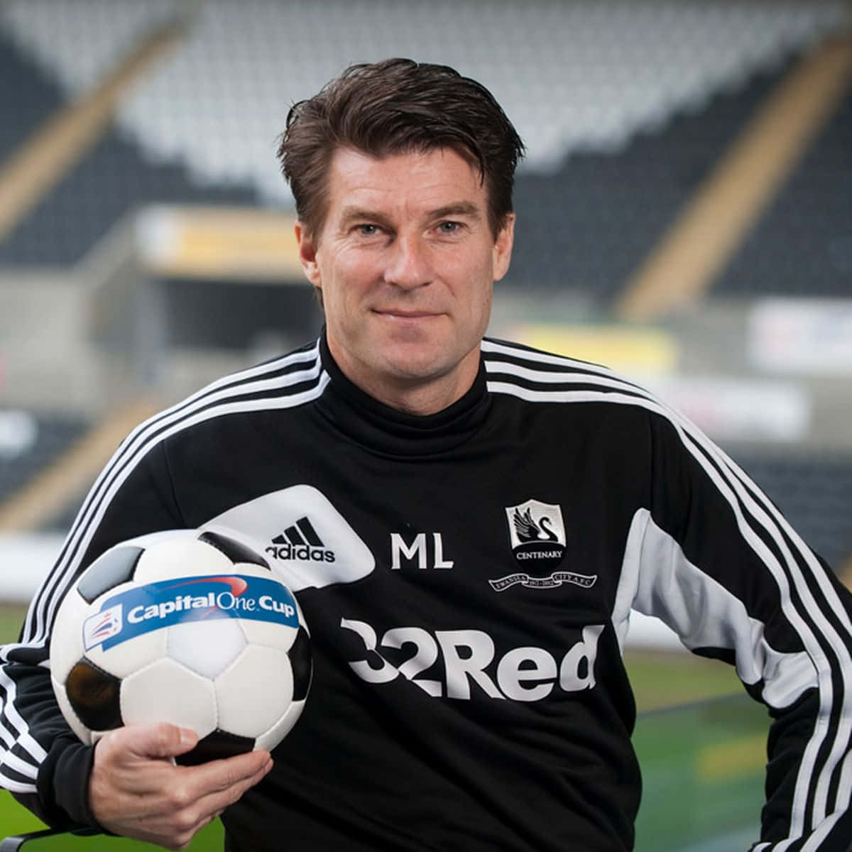 Michael Laudrup Poses For Interview