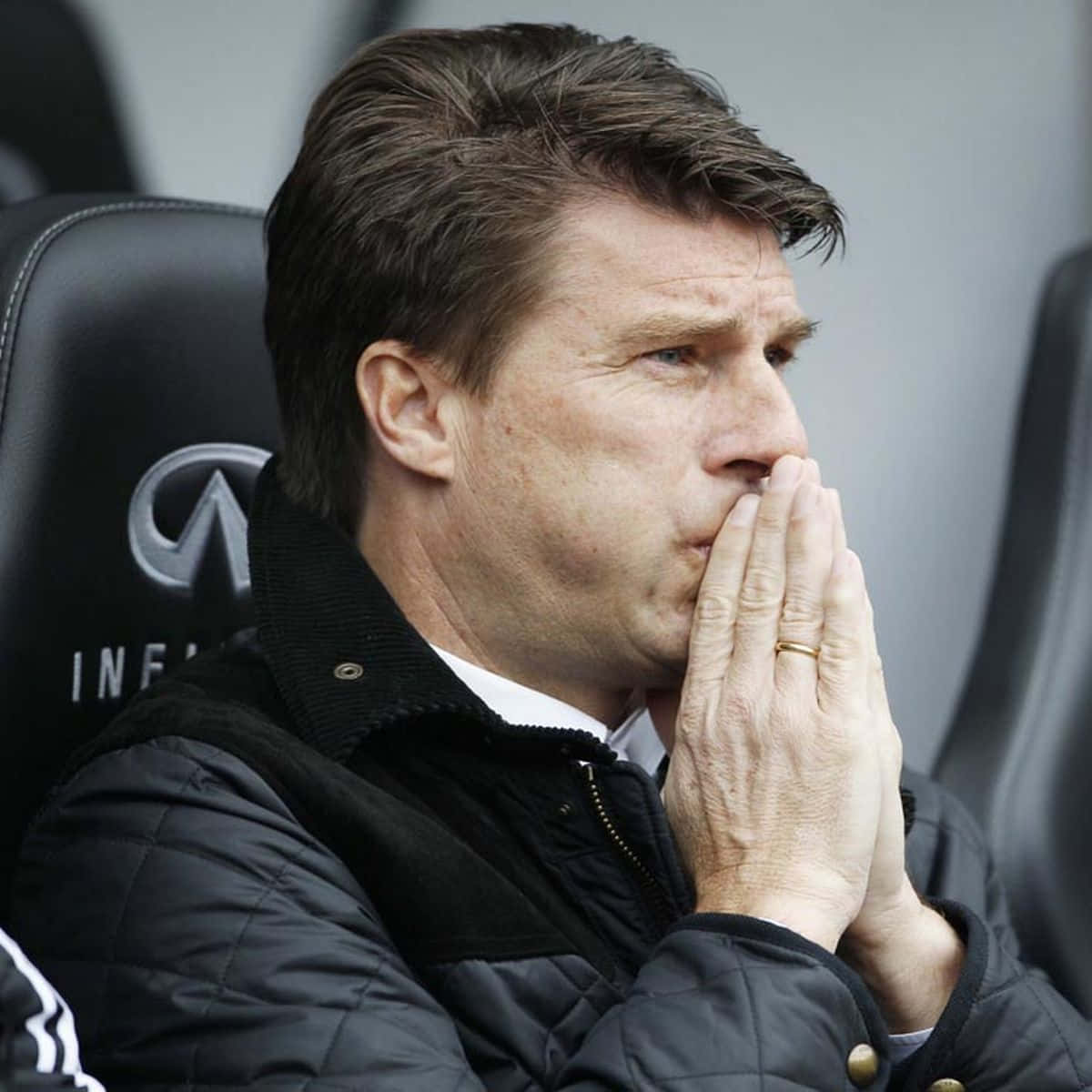 Michael Laudrup Reacting During Game Background